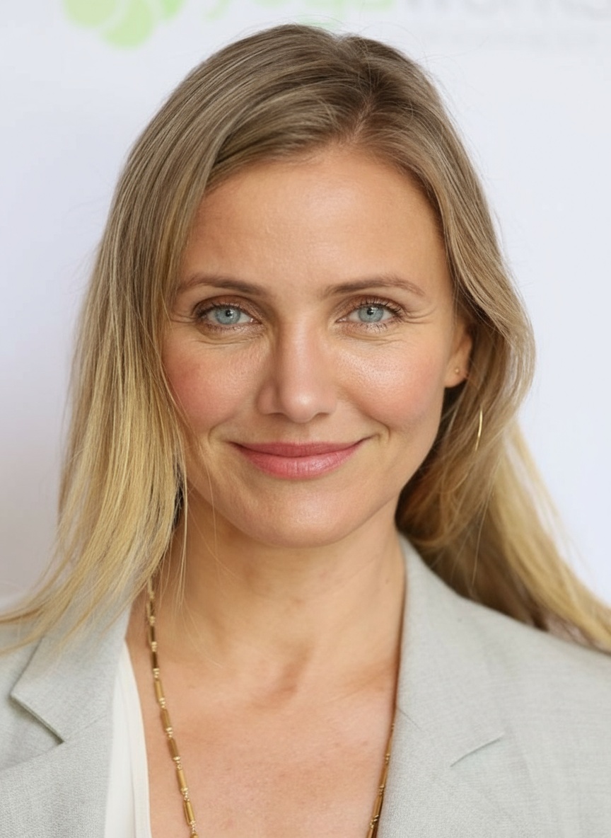 Cameron Diaz reimagined with a button nose through AI | Source: Google Nano Banana