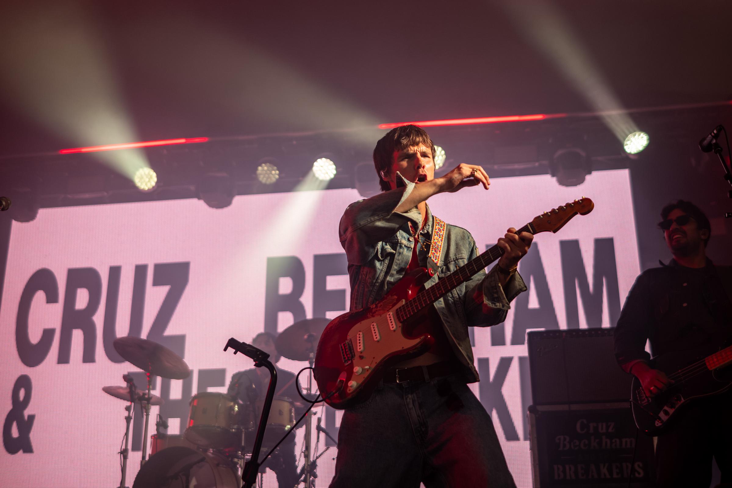 Cruz's performance put the spotlight firmly on his music, as he took command of the stage with his guitar and delivered one of the festival's key moments for his emerging band. | Source: Getty Images