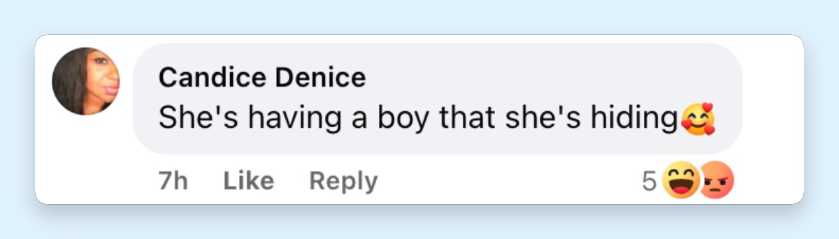 Netizen comment about Zendaya, posted on May 21, 2026. | Source: Facebook/People