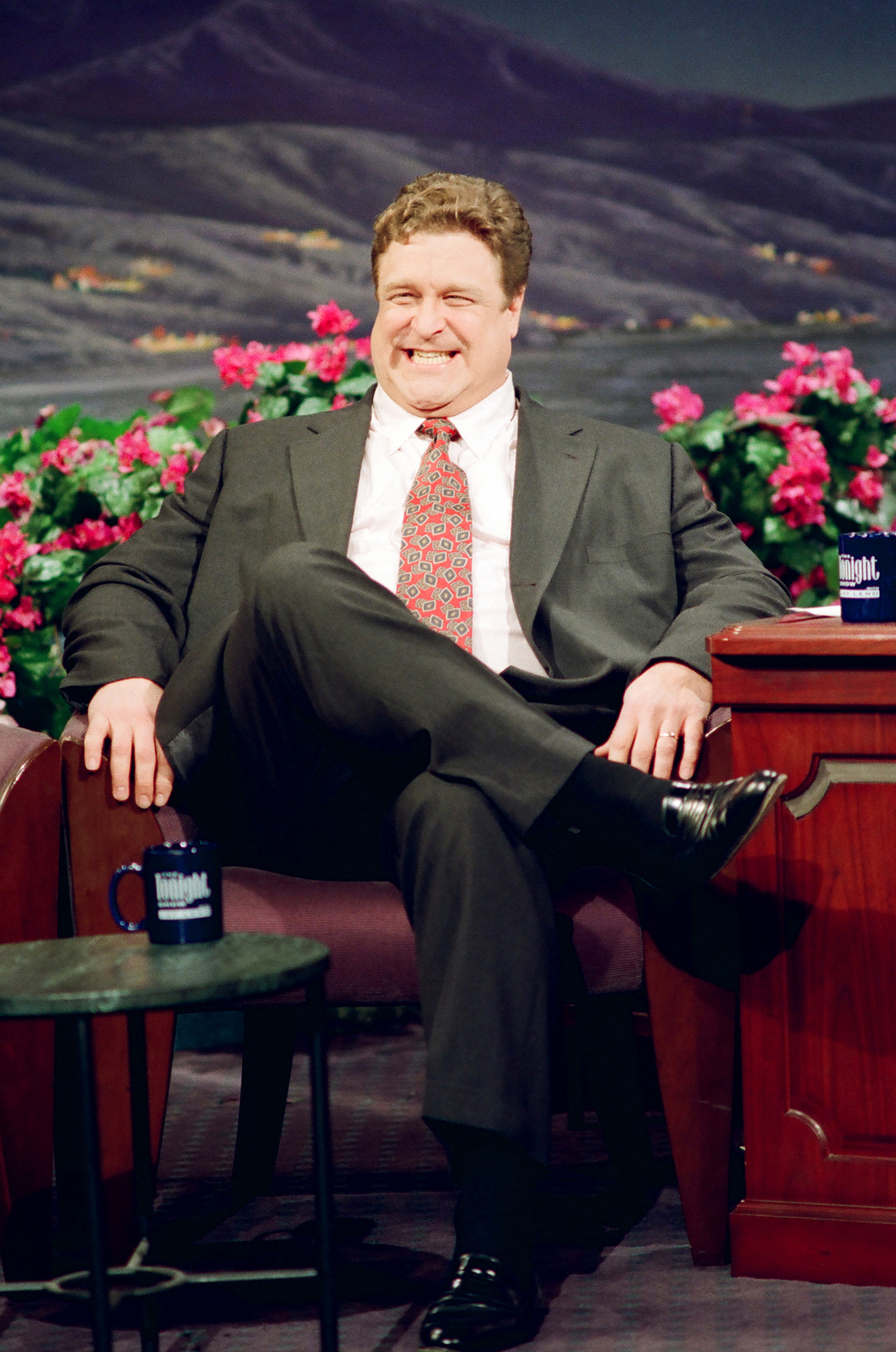 John Goodman appears on The Tonight Show with Jay Leno on March 24, 1993, during the era when his familiar, larger-than-life presence was becoming a staple of late-night television. | Source: Getty Images