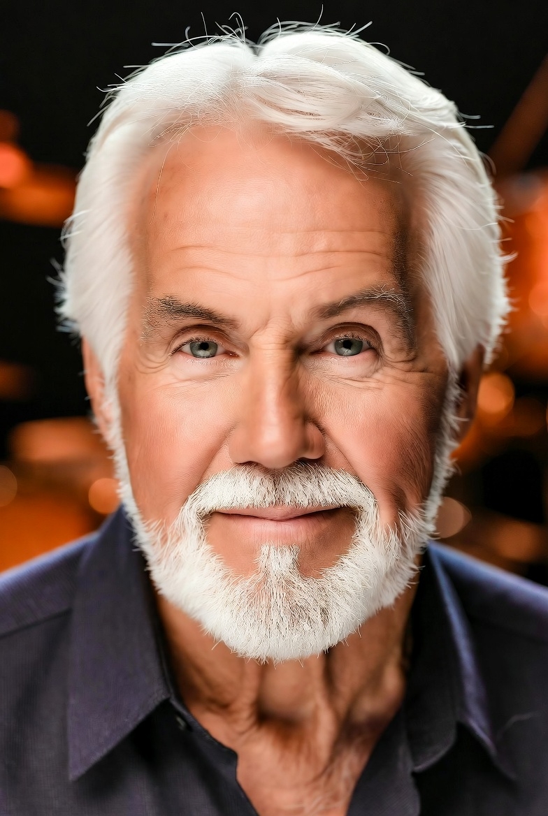 What Kenny Rogers could have looked like in his final years had he not had plastic surgery according to AI. | Source: Grok
