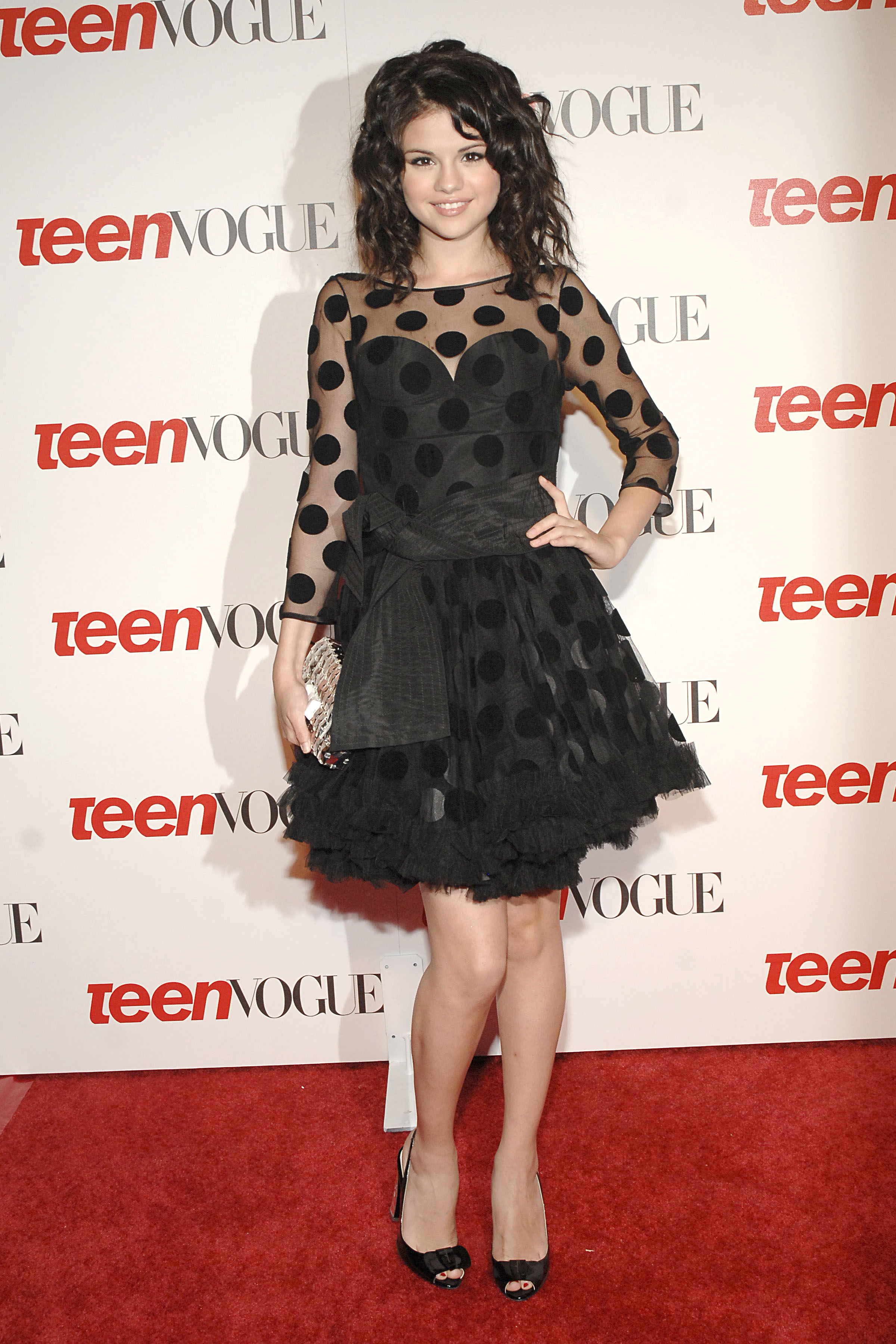 Selena Gomez at 6th Annual Teen Vogue Young Hollywood Party on September 18, 2008, in Los Angeles, California. | Source: Getty Images