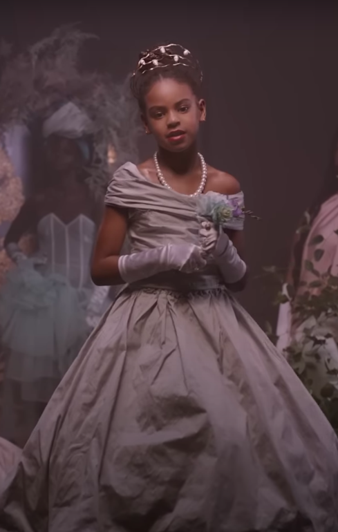 Blue Ivy making an appearance in the music video for "BROWN SKIN GIRL," posted on August 24, 2020. | Source: YouTube/Beyoncé