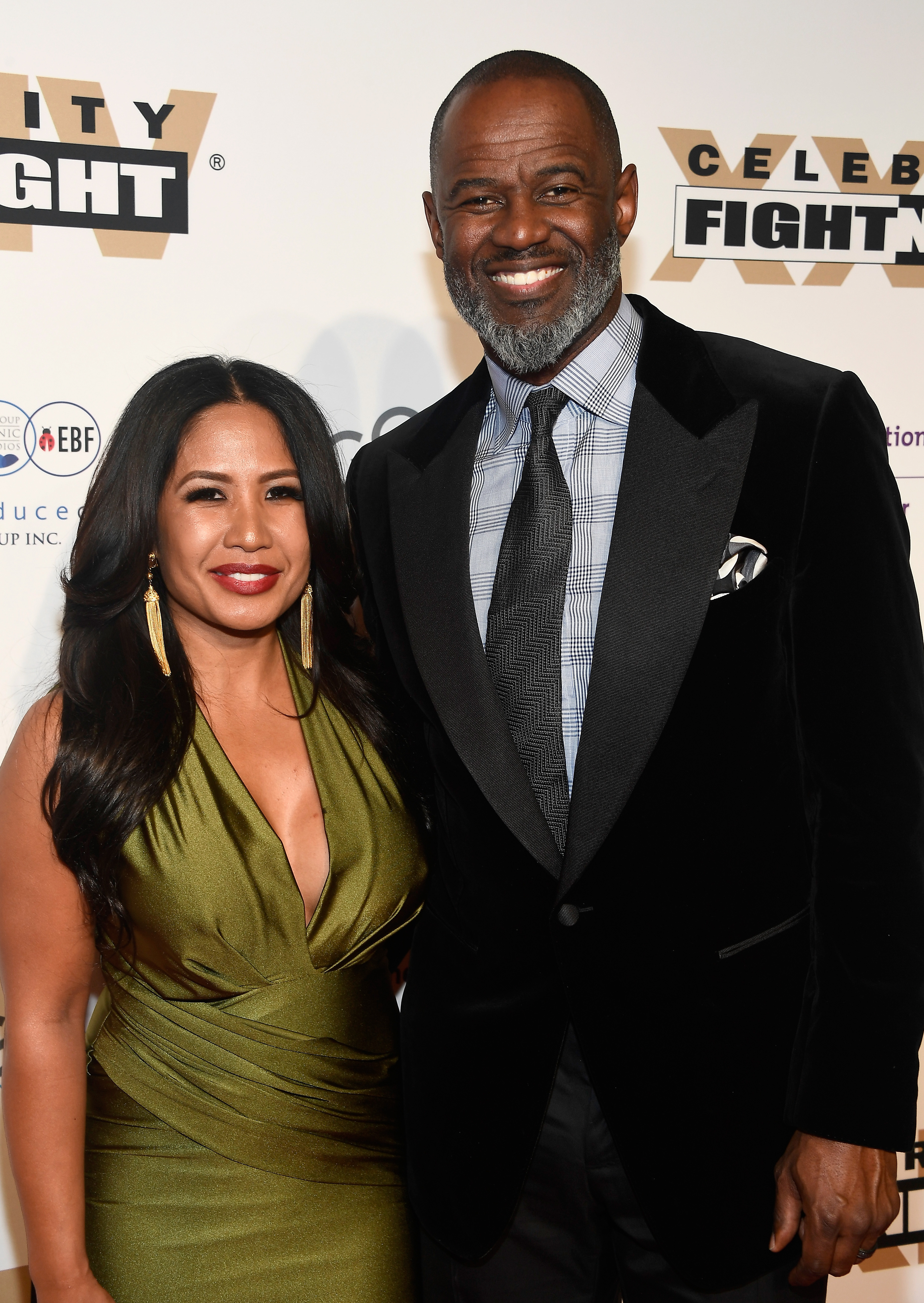 Leilani Mendoza and Brian Kainoa Makoa McKnight Sr. at Celebrity Fight Night XXIV in Phoenix, Arizona on March 10, 2018. | Source: Getty Images