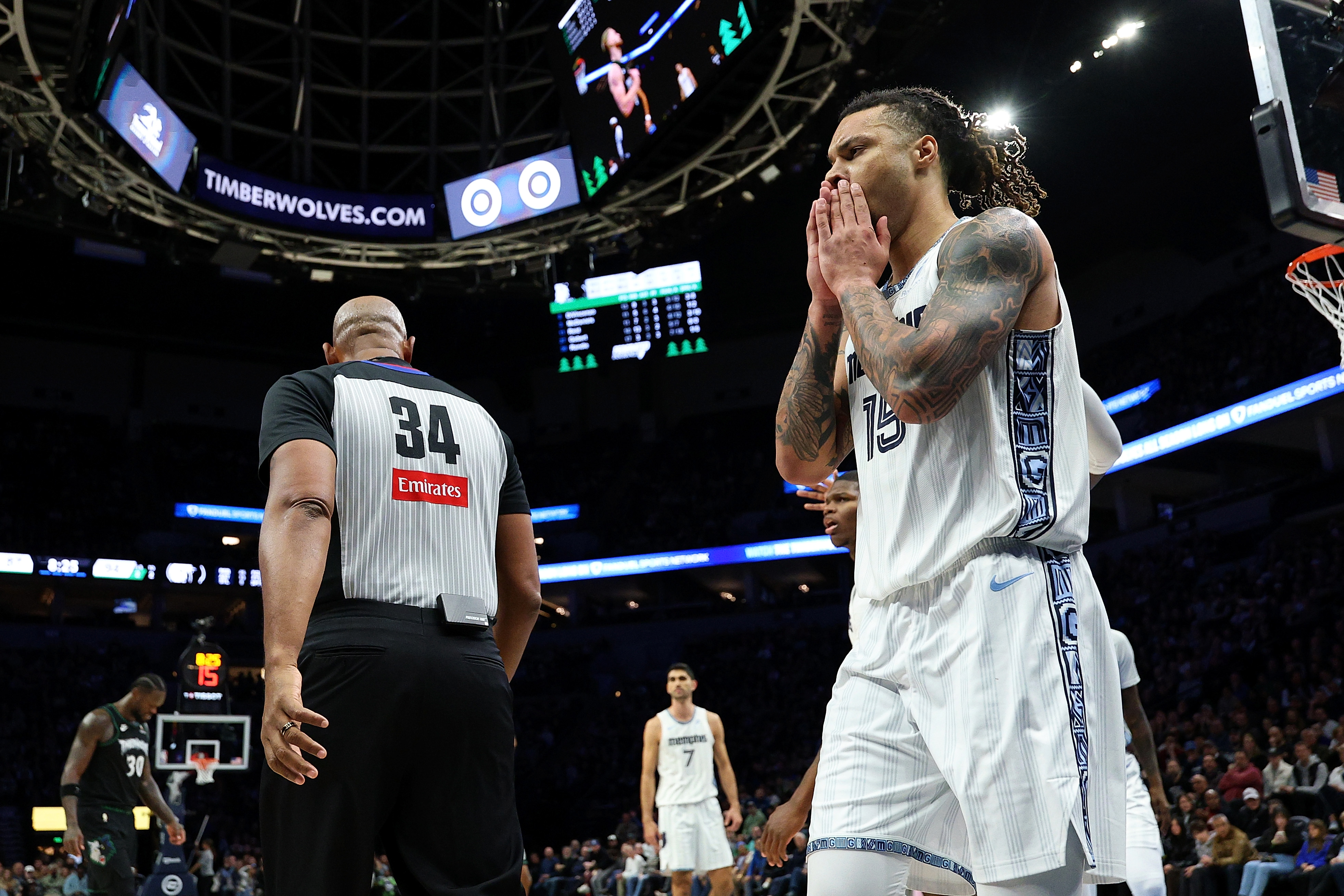 Brandon Clarke during the Memphis Grizzlies' game against the Minnesota Timberwolves at Target Center in Minneapolis, Minnesota, in December 2025 | Source: Getty Images