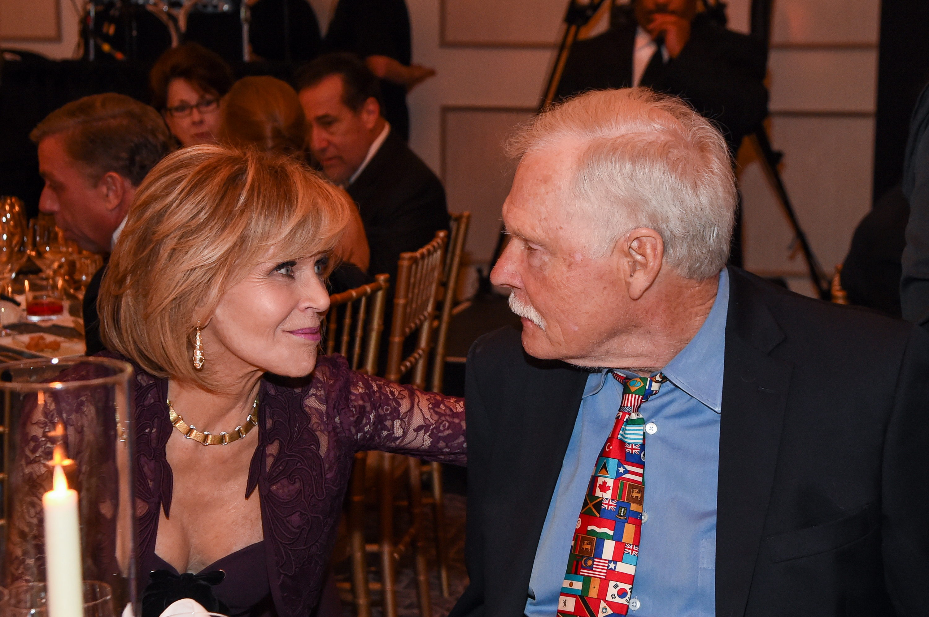 Jane Fonda and Ted Turner attend attends GCAPP "Eight Decades of Jane" in celebration of Jane Fonda's 80th birthday on December 9, 2017 | Source: Getty Images