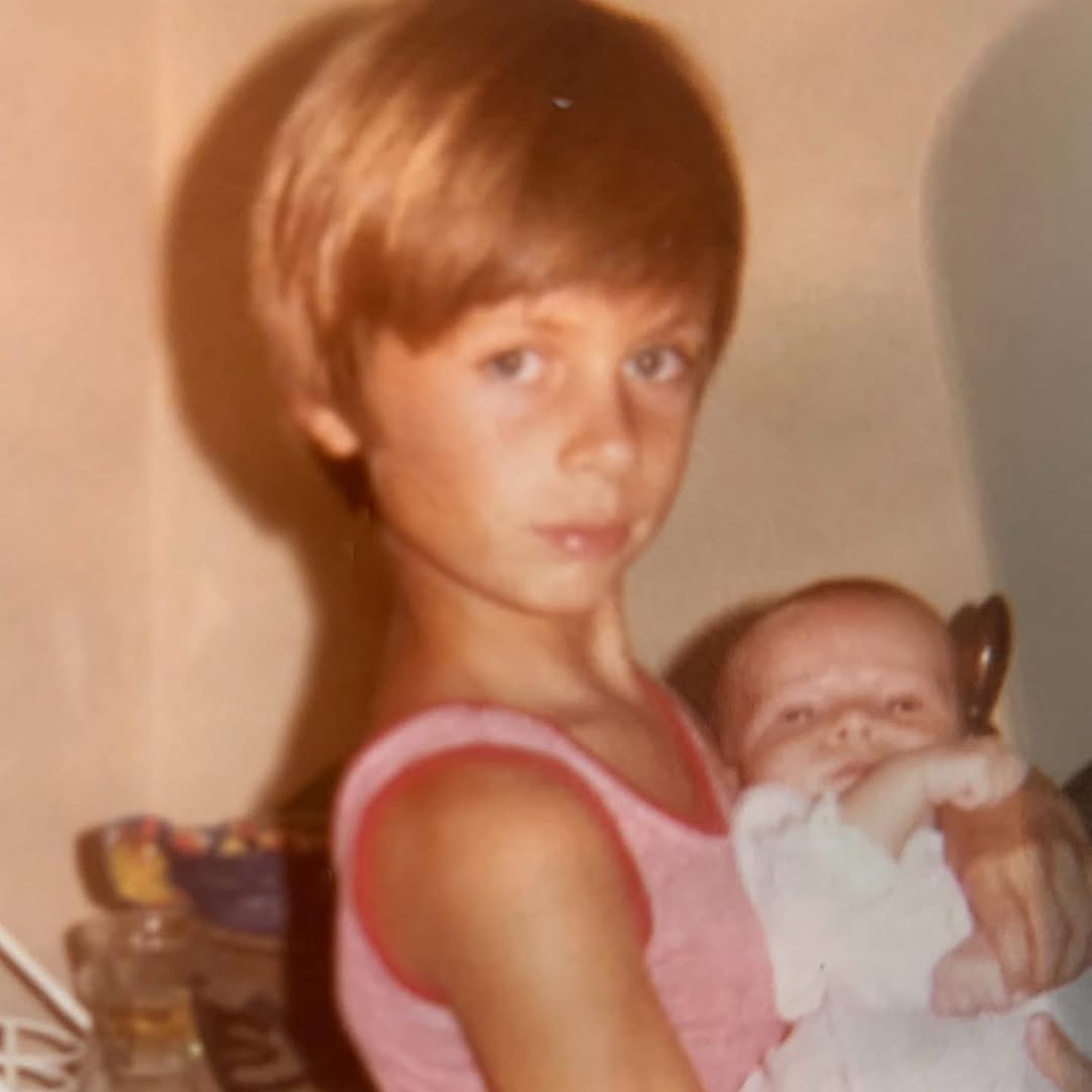 Patrick Muldoon holding Shana Muldoon Zappa when she was a baby. | Source: Instagram/shanazappa