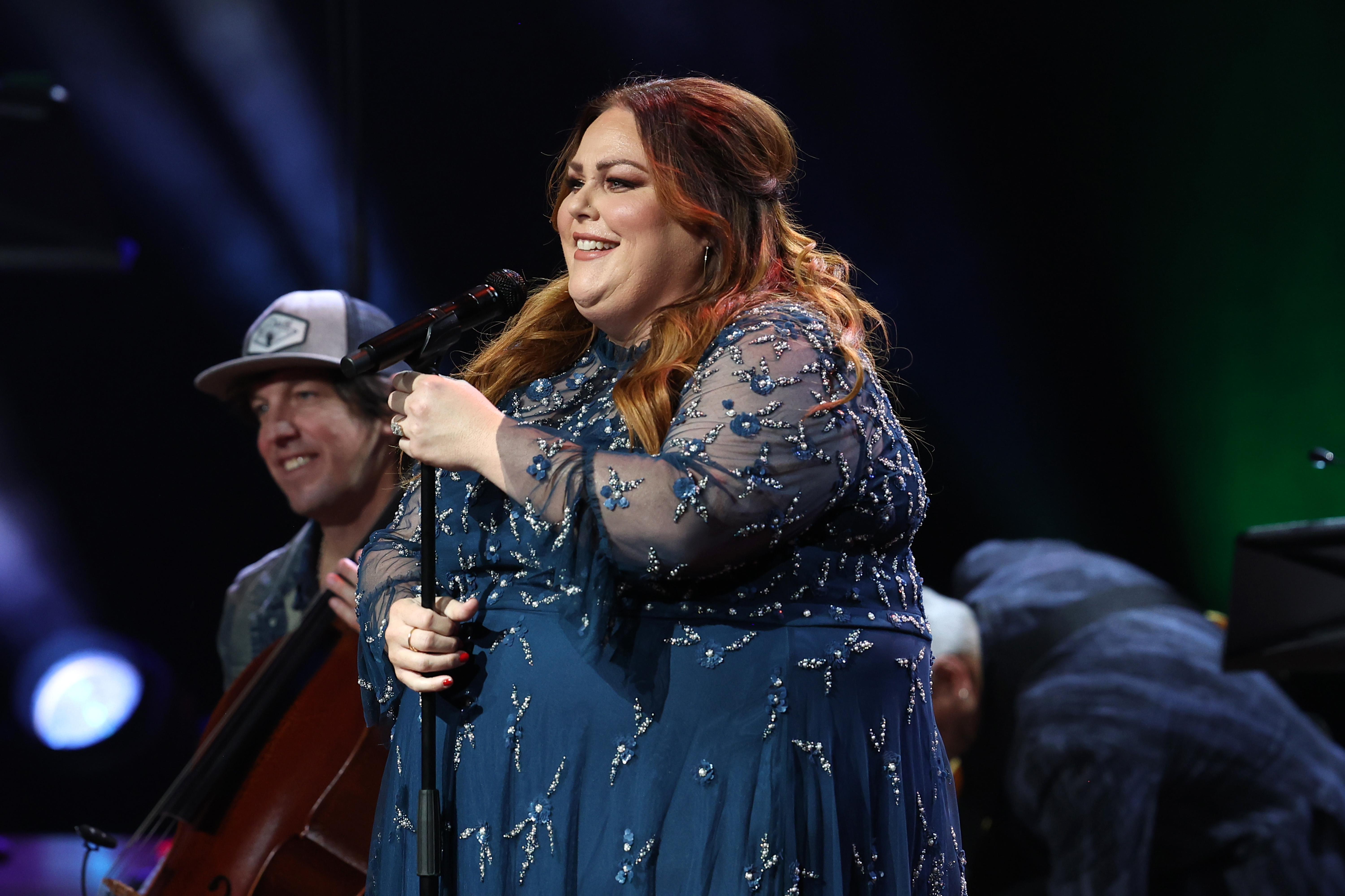Chrissy Metz performs during America Salutes You 2023 Concert For Gratitude at The Fisher Center for the Performing Arts on December 15, 2023, in Nashville, Tennessee. | Source: Getty Images