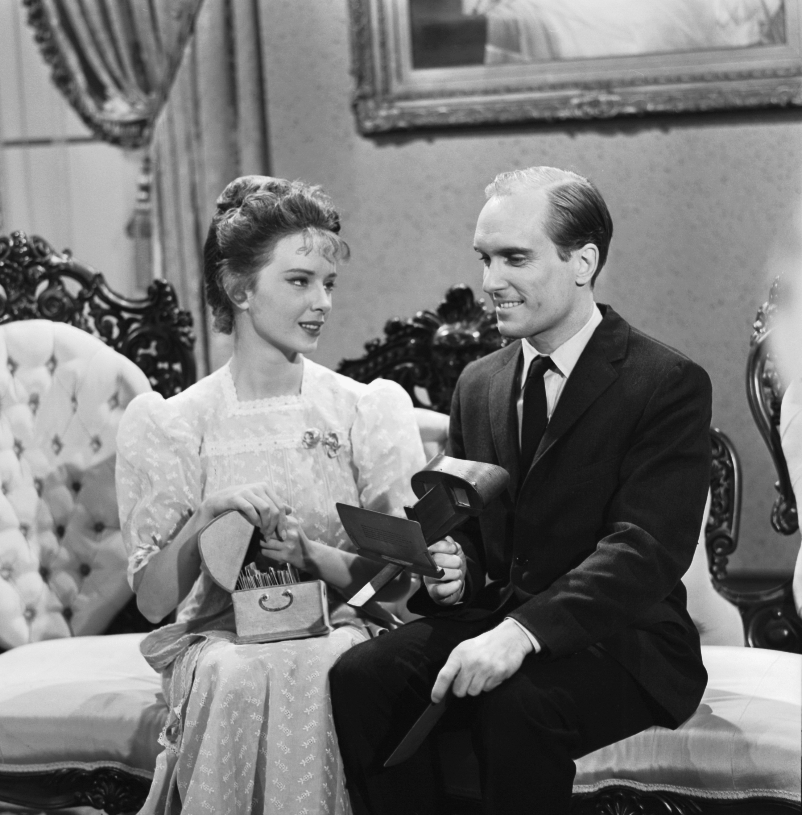 Robert Duvall as Charley Parkes and Claire Griswold as the Doll in "The Twilight Zone" on October 16, 1962. | Source: Getty Images