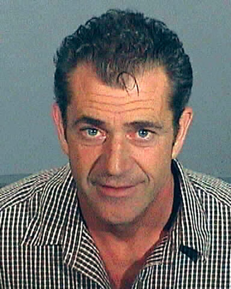 Mel Gibson's mugshot taken at the Los Angeles County Sheriff's Department in Los Angeles, California on July 28, 2006. | Source: Getty Images