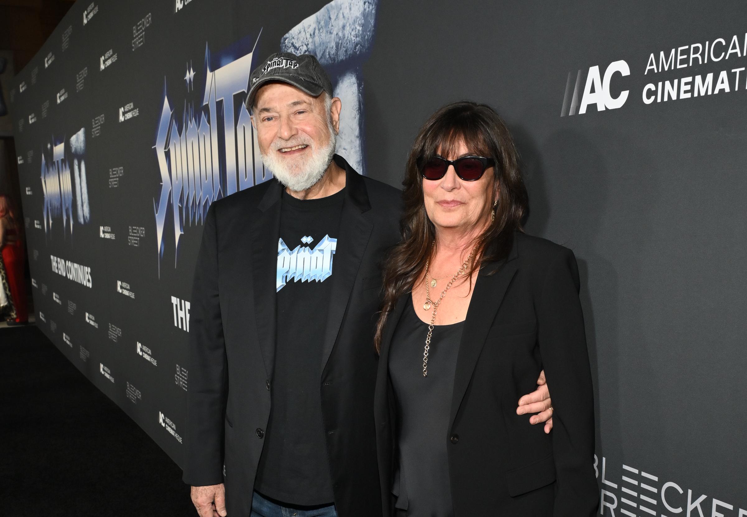 Rob Reiner and Michelle Singer at "Spinal Tap II: The End Continues" Los Angeles Premiere held at The Egyptian Theater in California on September 9, 2025. | Source: Getty Images