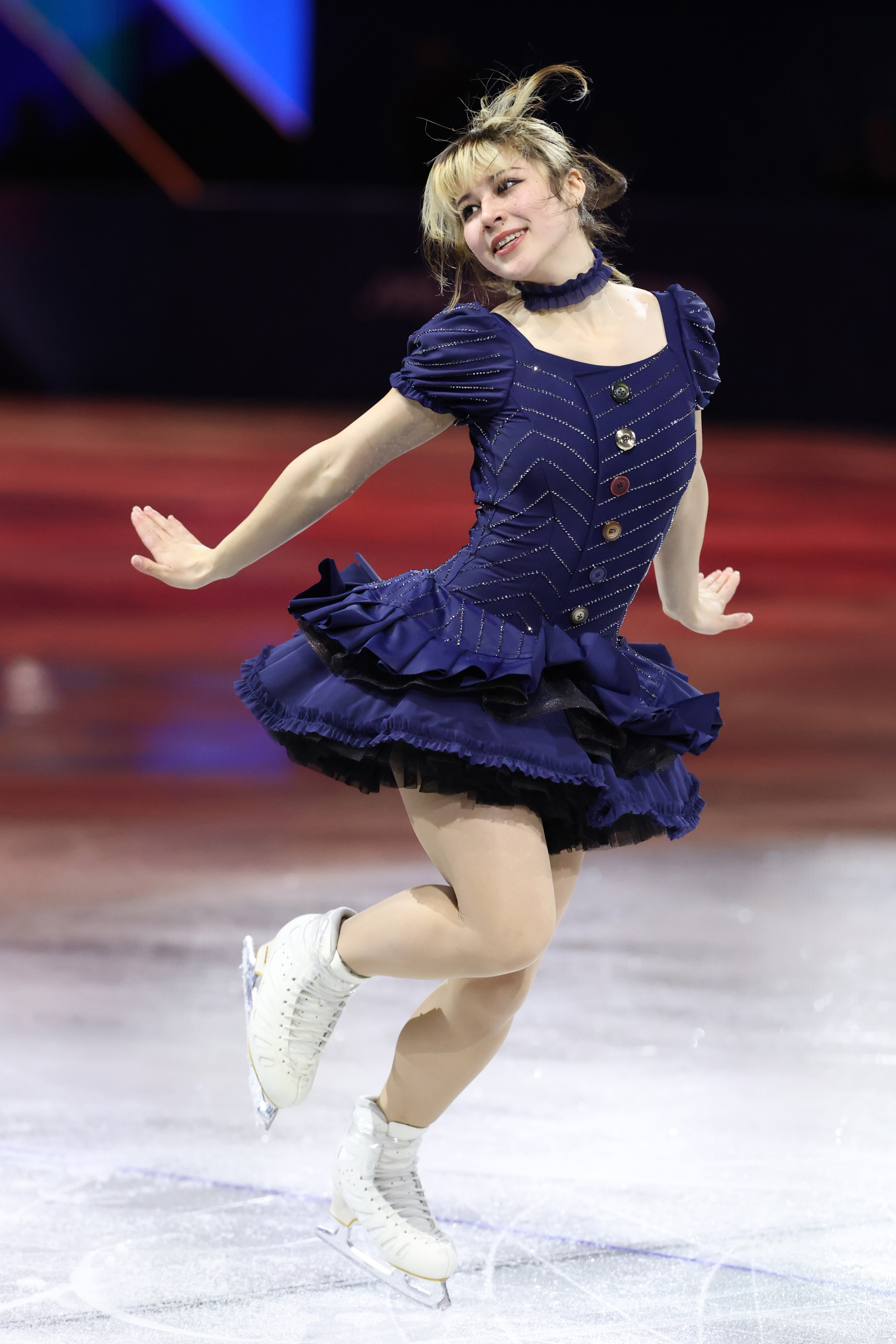 Alysa Liu performs at Milano Ice Skating Arena on February 21, 2026 in Milan, Italy | Source: Getty Images