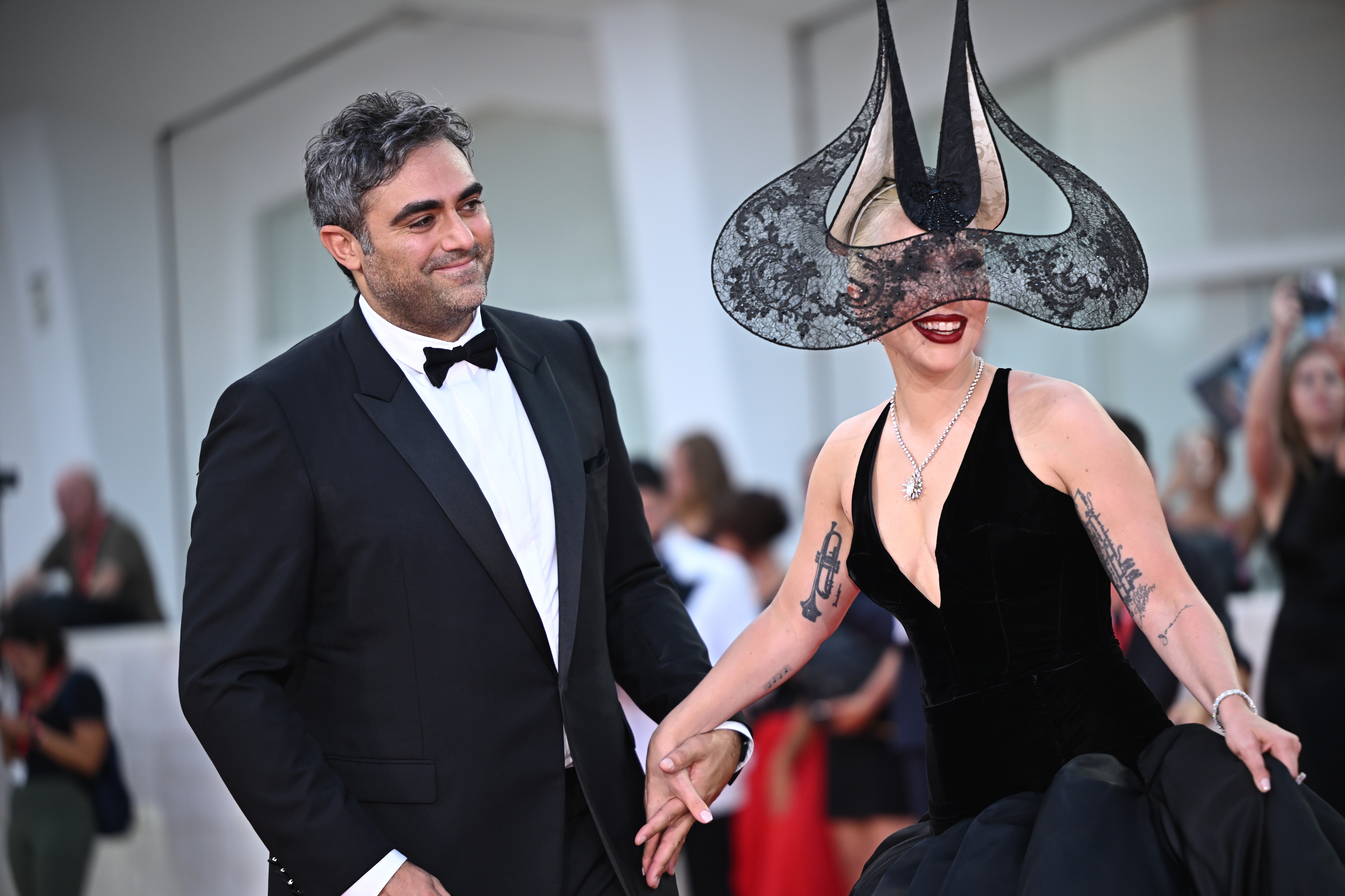 Gaga and Polansky attended the "Joker: Folie A Deux" red carpet at the Venice International Film Festival in September 2024. Gaga later spoke about the strength of their relationship and Polansky's growing role in both her personal and creative life. | Source: Getty Images