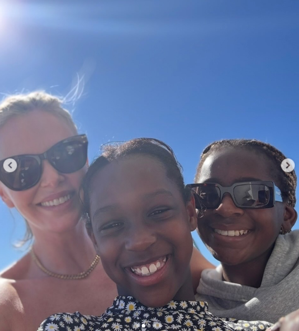 This freeing environment has allowed them each to grow into themselves with guidance from their mother but also respect. This photo was uploaded in a post commemorating MOther's Day in May 2026. | Source: Instagram/charlizeafrica