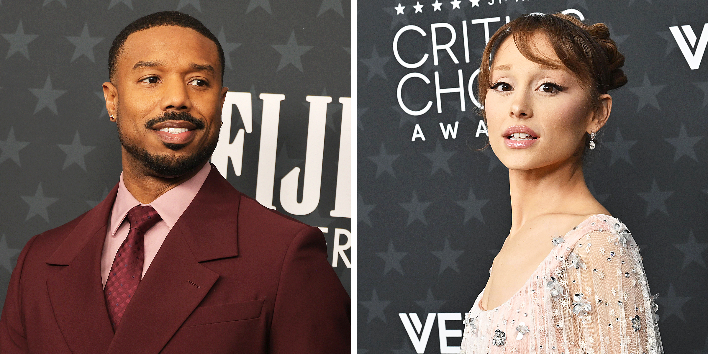 Michael B. Jordan | Ariana Grande | Source: Getty Images