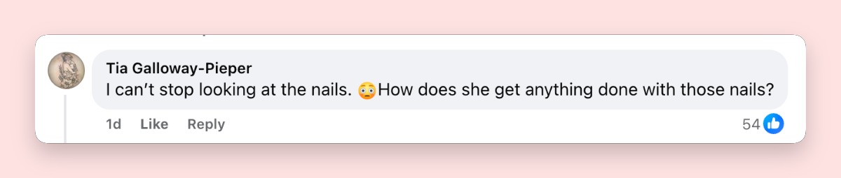 Netizen comment about Amanda Bynes, posted on May 7, 2026. | Source: Facebook/Page Six
