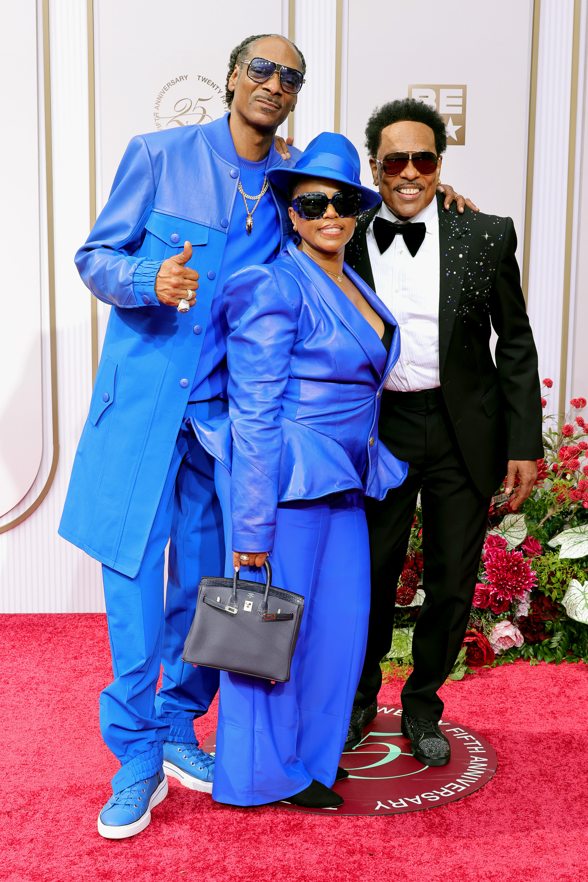 Snoop Dogg, Shante Monique Broadus, and Charlie Wilson at the 2025 BET Awards at Peacock Theater in Los Angeles, California on June 09, 2025 | Source: Getty Images