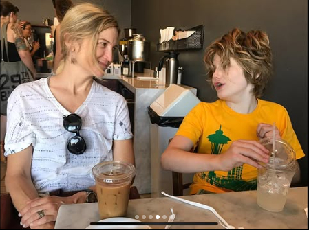 Sarah Williams with one of her sons from a post dated August 10, 2022. | Source: Instagram/joelmchale