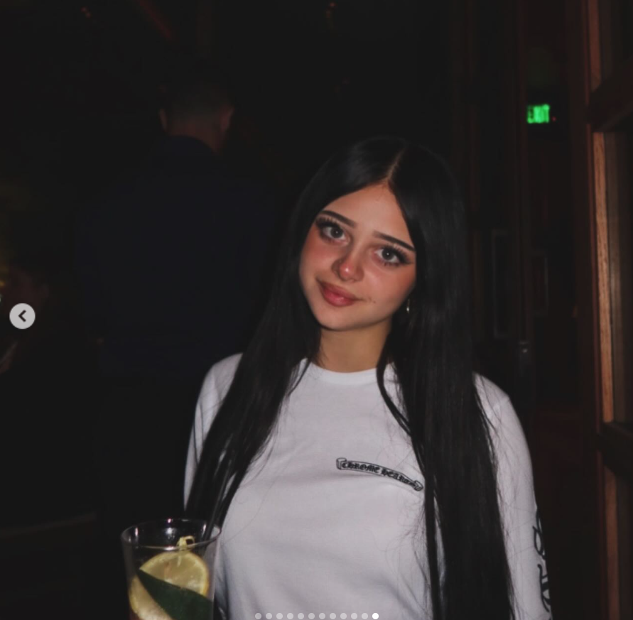 Harlow Madden holds a drink, from a post dated January 12, 2026. | Source: Instagram/nicolerichie