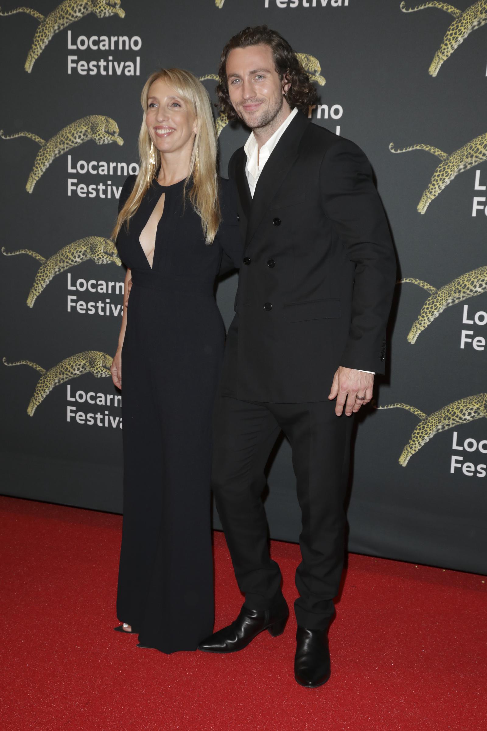 Sam and Aaron Taylor-Johnson attend the 75th Locarno Film Festival red carpet on August 3, 2022 | Source: Getty Images