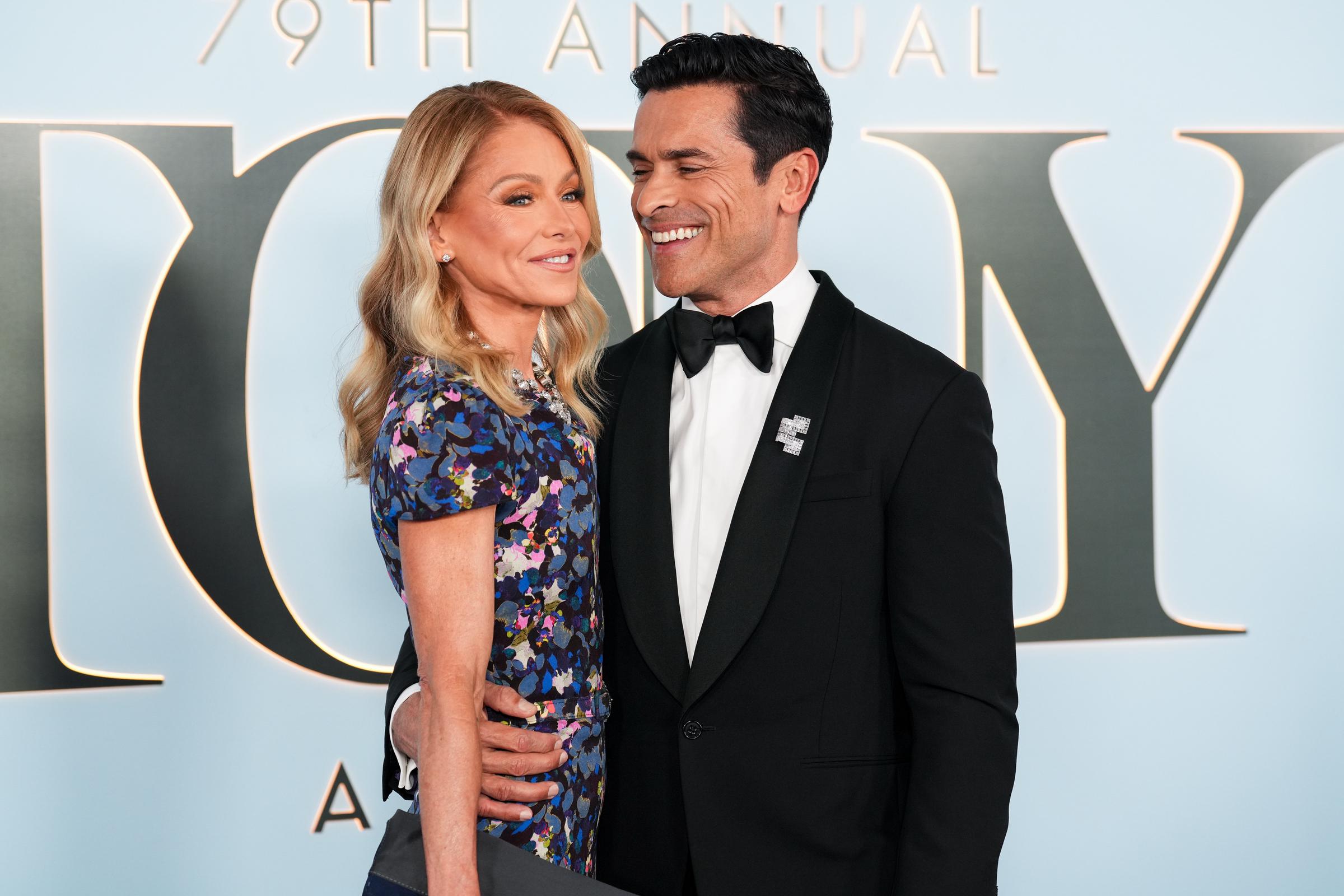 Kelly Ripa and Mark Consuelos have been married since 1996, after meeting while working together on "All My Children." Their long-running relationship has also become a frequent source of playful material on "Live with Kelly and Mark." | Source: Getty Images
