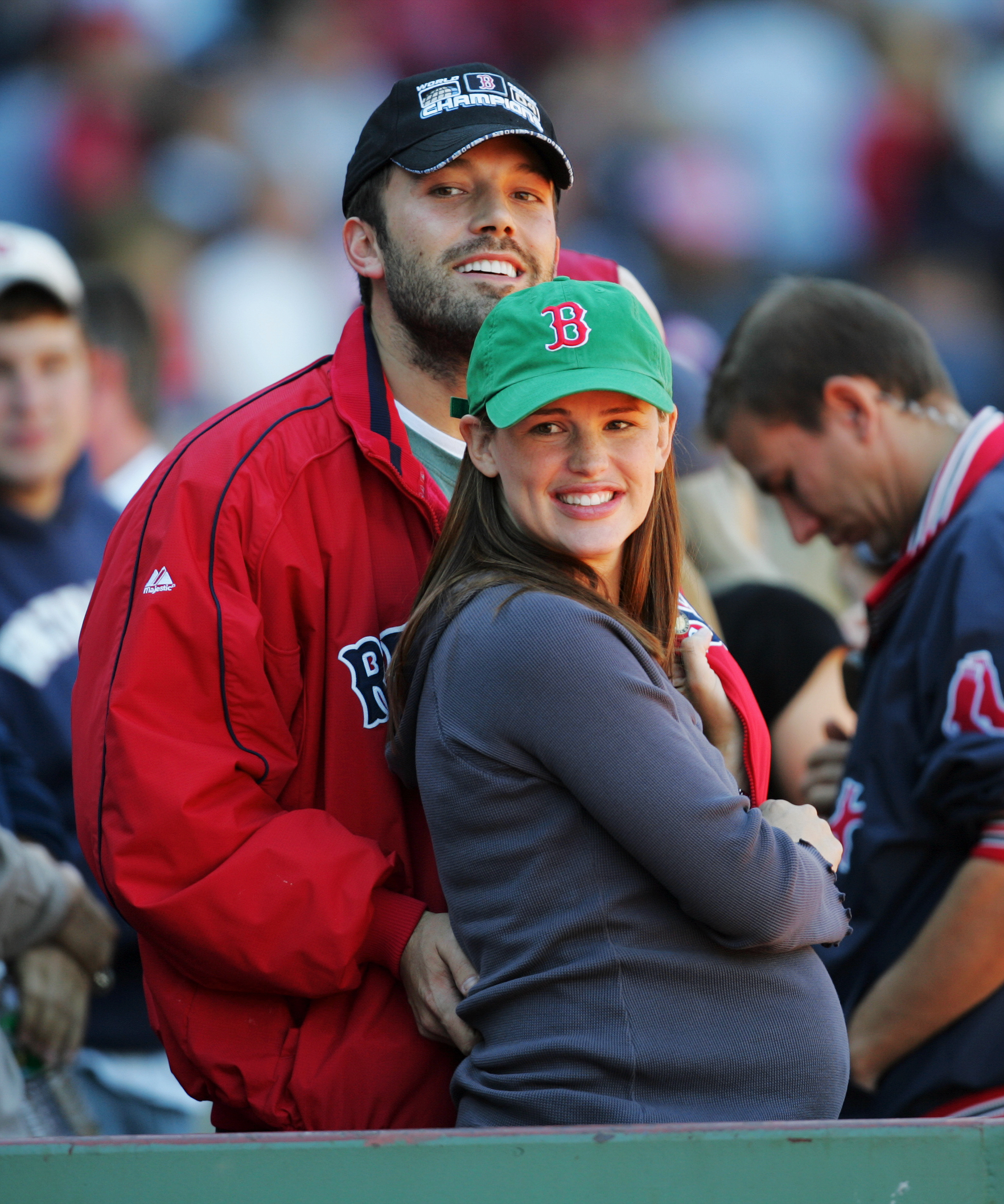 Ben Affleck and Jennifer Garner share a love of baseball, particularly the Boston Red Sox. The couple were often spotted cheering for the team together, with Garner embracing her husband's hometown favorite. | Source: Getty Images