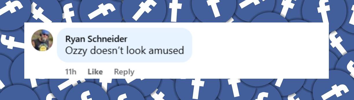 A Facebooker comment dated July 6, 2025 | Source: Facebook/Blabbermouth.net