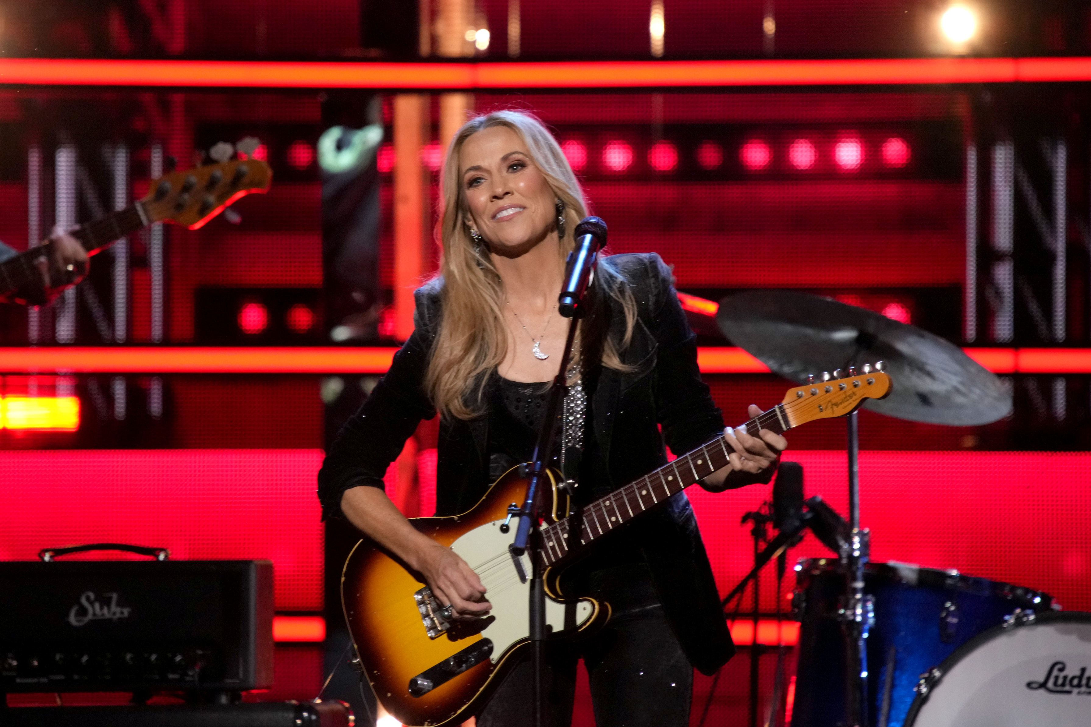 Sheryl Crow onstage at the 38th Annual Rock & Roll Hall of Fame Induction Ceremony on November 3, 2023, in New York. | Source: Getty Images