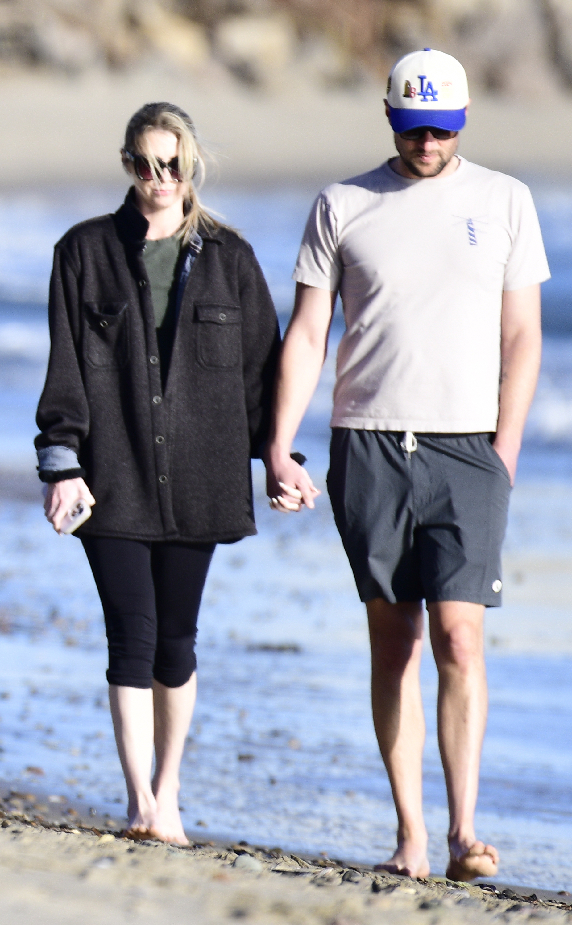Jake and Maria were photographed holding hands during a walk in Malibu on December 29, 2025. Months later, Jake wrote that he believed Maria was the right person for him and expressed gratitude that she had known and loved his parents. | Source: Getty Images