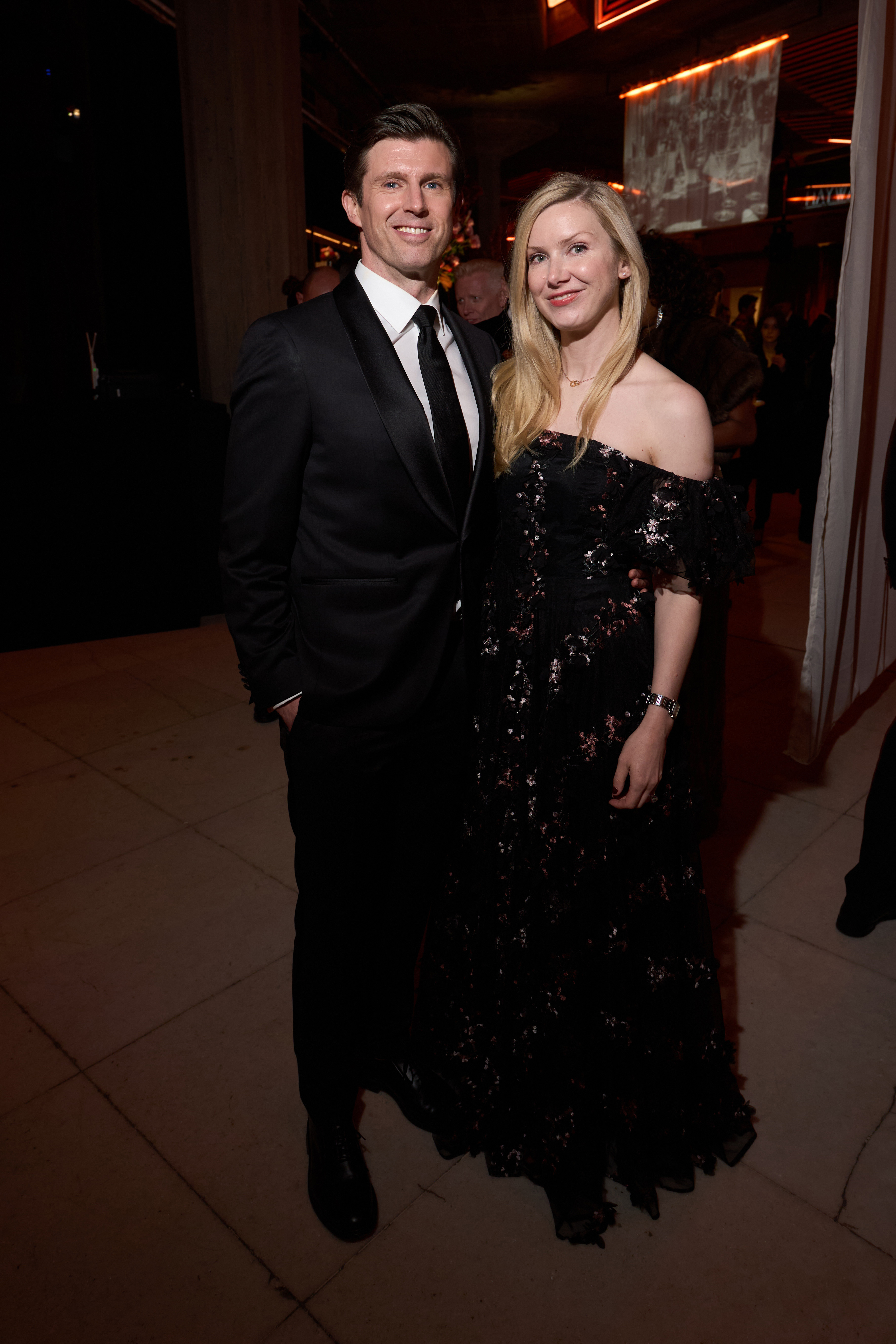 Matthew Reeve and guest attend the EE BAFTA Film Awards 2025 After Party at The Royal Festival Hall on February 16, 2025 in London, England. | Source: Getty Images