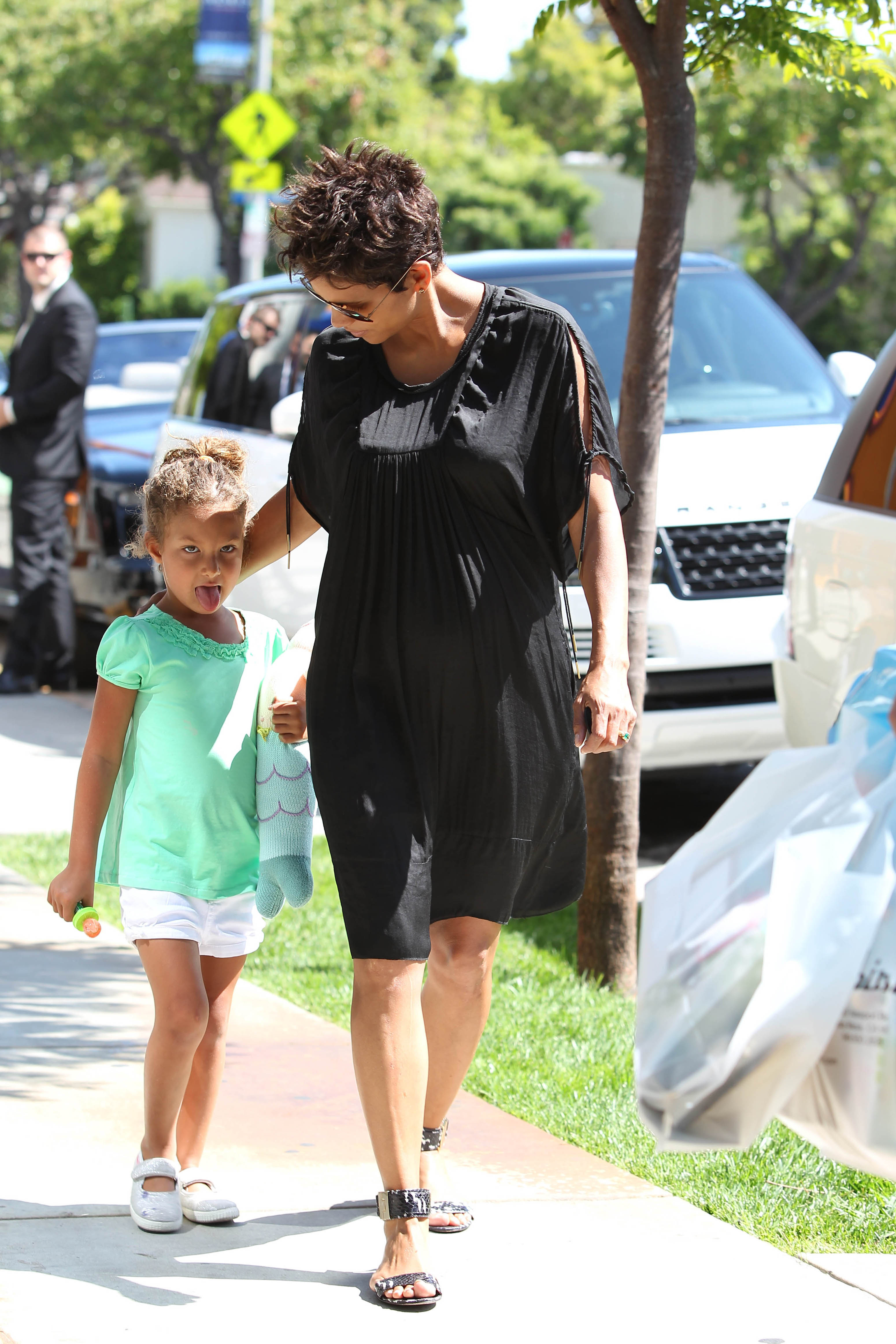 Halle Berry and her daughter, Nahla Ariela Aubry, as seen on May 20, 2013