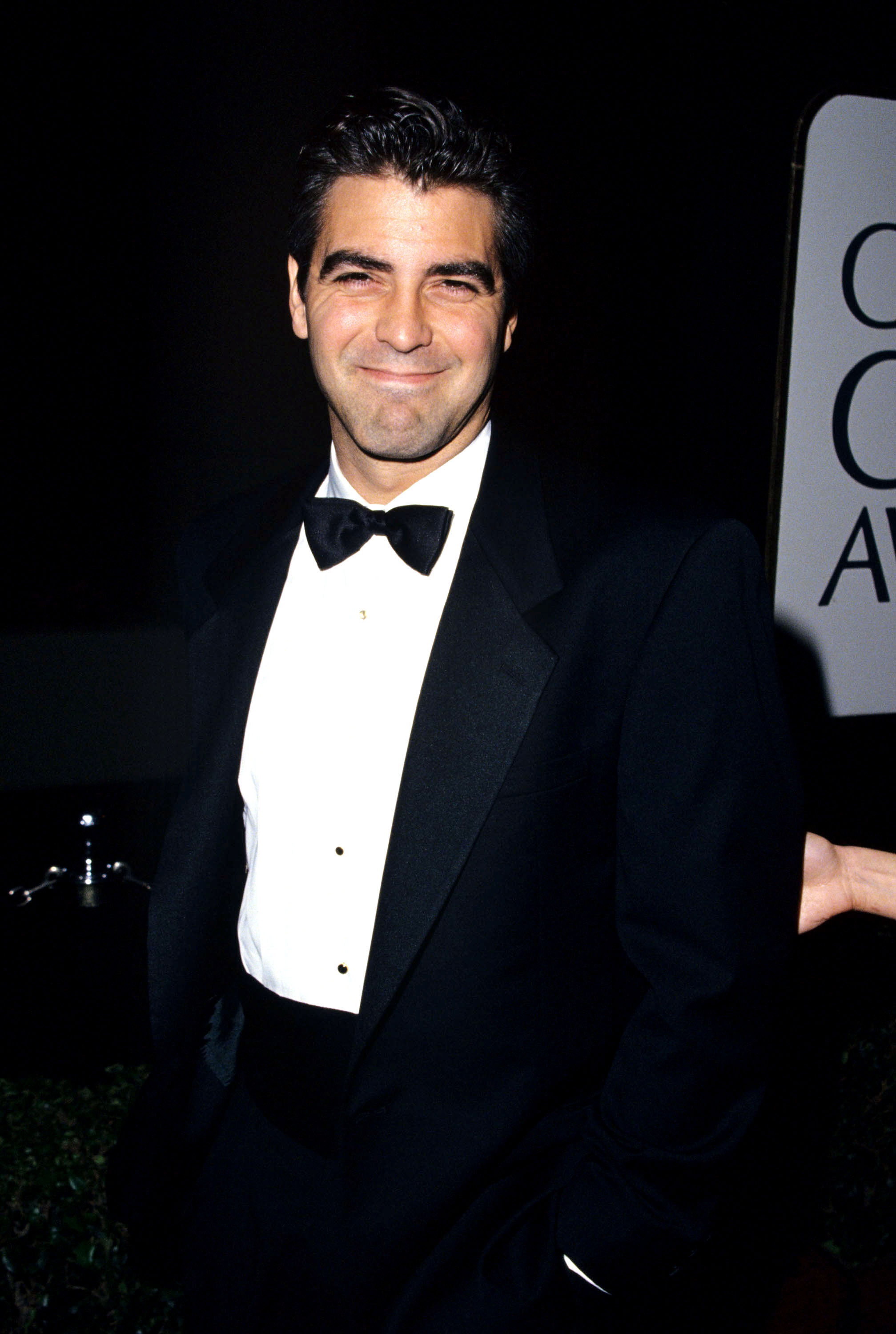 Clooney attends the 52nd Annual Golden Globe Awards at the Beverly Hilton Hotel in Beverly Hills. The year is 1995, and his rise to fame is in full swing, with "ER" making him a household name.