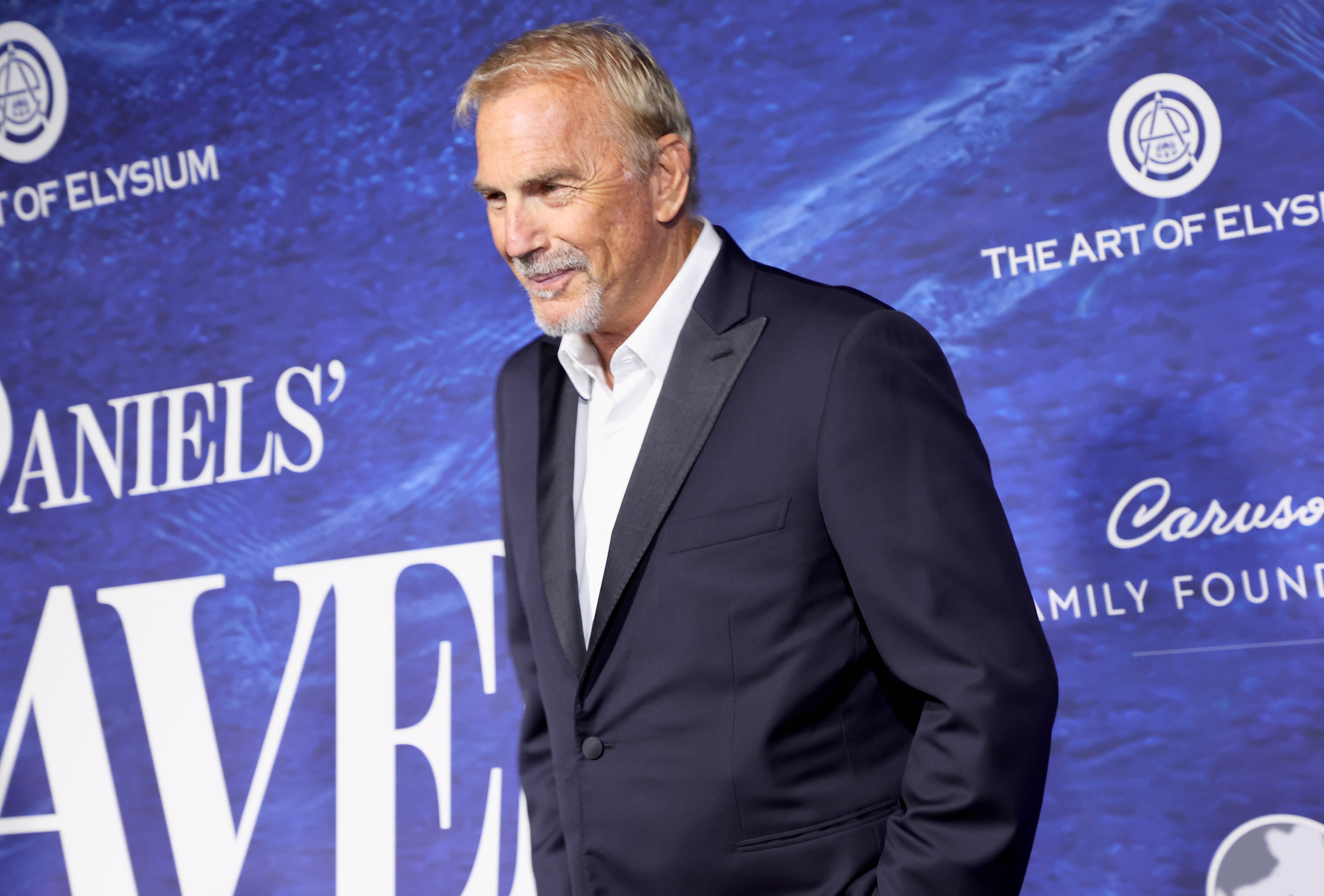 Kevin Costner arrives at The Art of Elysium's 2025 Heaven Gala at Rosewood Miramar Beach in Montecito, California, on November 11. The veteran actor continued supporting charitable causes while balancing film projects with regular appearances at prominent industry events, sustaining the public profile he had built throughout his decades-long career.