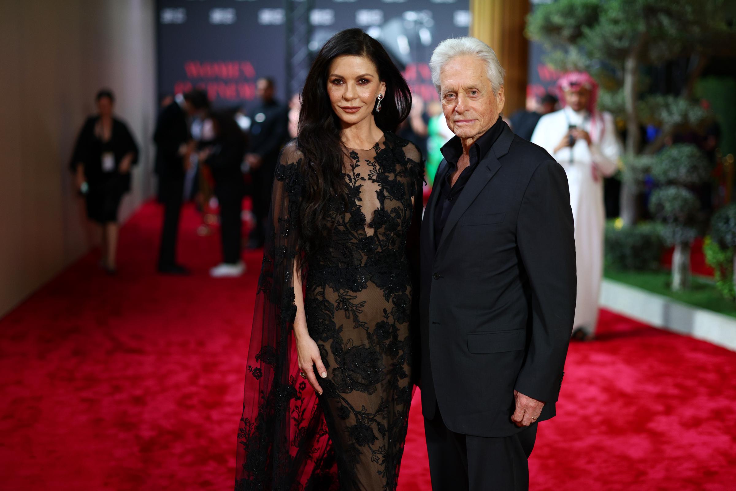 Catherine Zeta-Jones and Michael Douglas attend Women In Cinema during the Red Sea International Film Festival at Jeddah Yacht Club on December 6, 2024 in Jeddah, Saudi Arabia. | Source: Getty Images