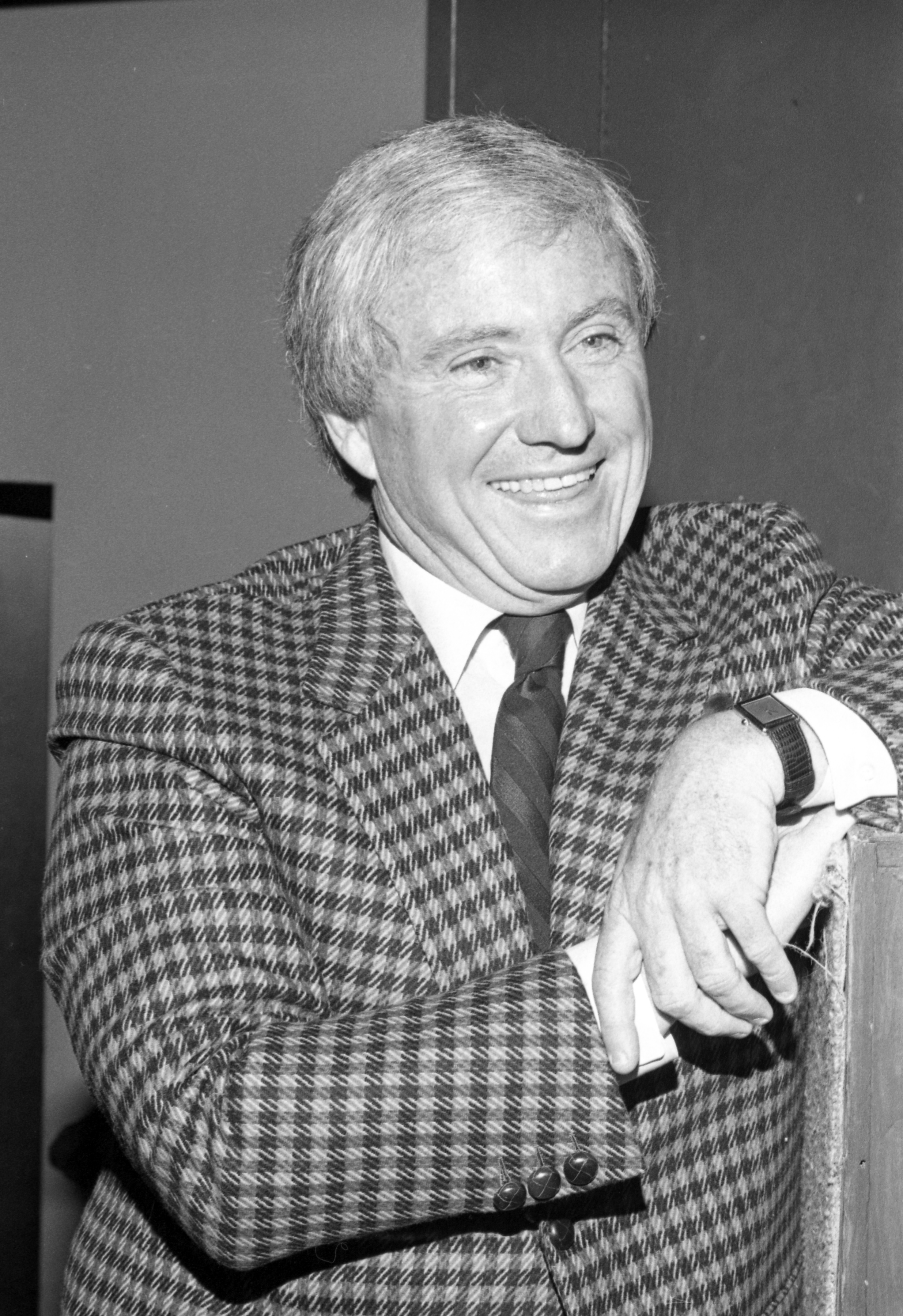 Merv Griffin poses for a portrait circa the 1980s, during the height of his career as a television host and producer. | Source: Getty Images