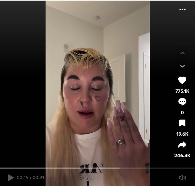 Amanda Bynes from a post dated May 18, 2025 | Source: Tiktok/@amanda.bynes