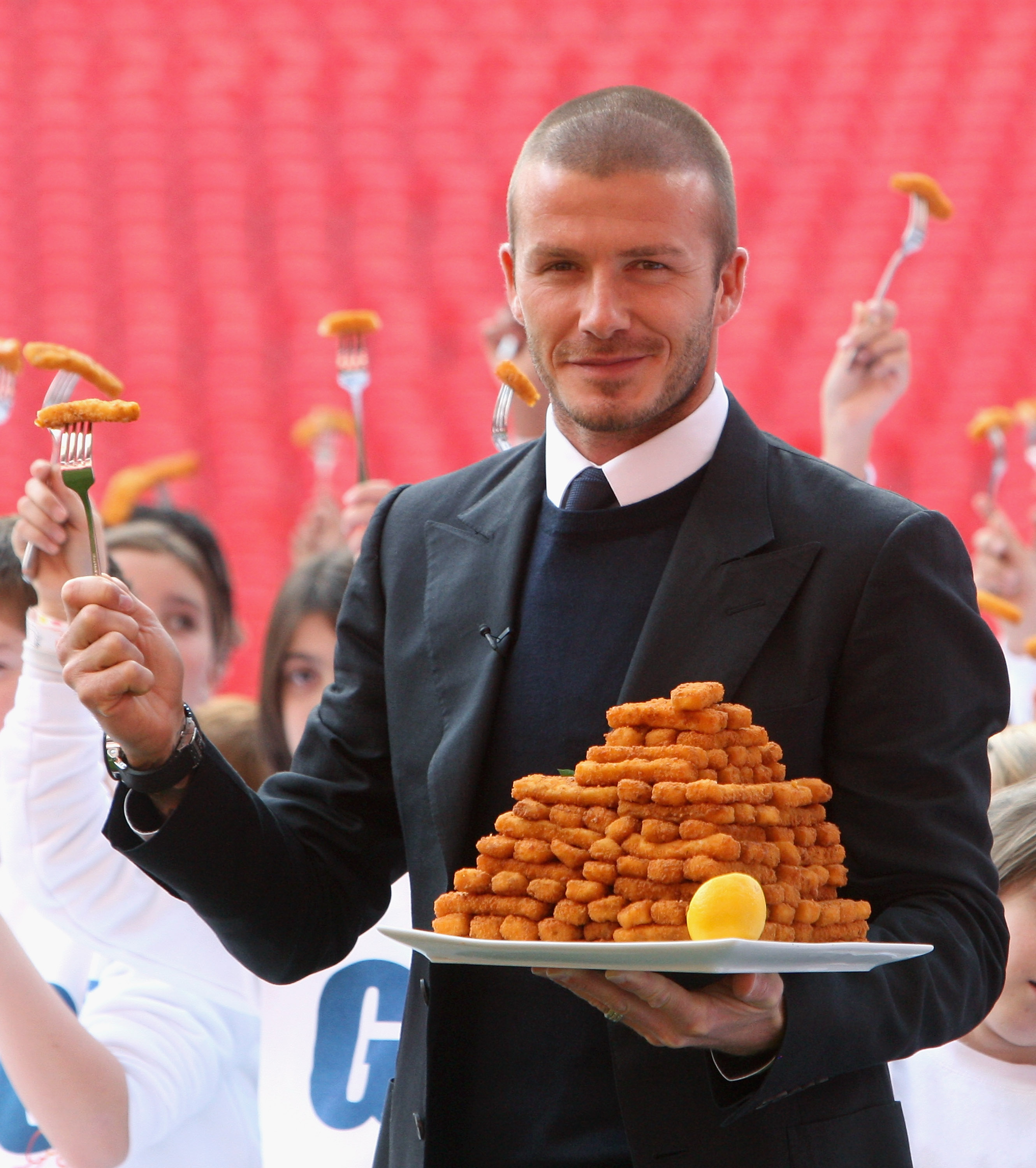 During the family gathering, David was preparing Yorkshire pudding batter, an essential part of a traditional British Sunday roast. | Source: Getty Images.
