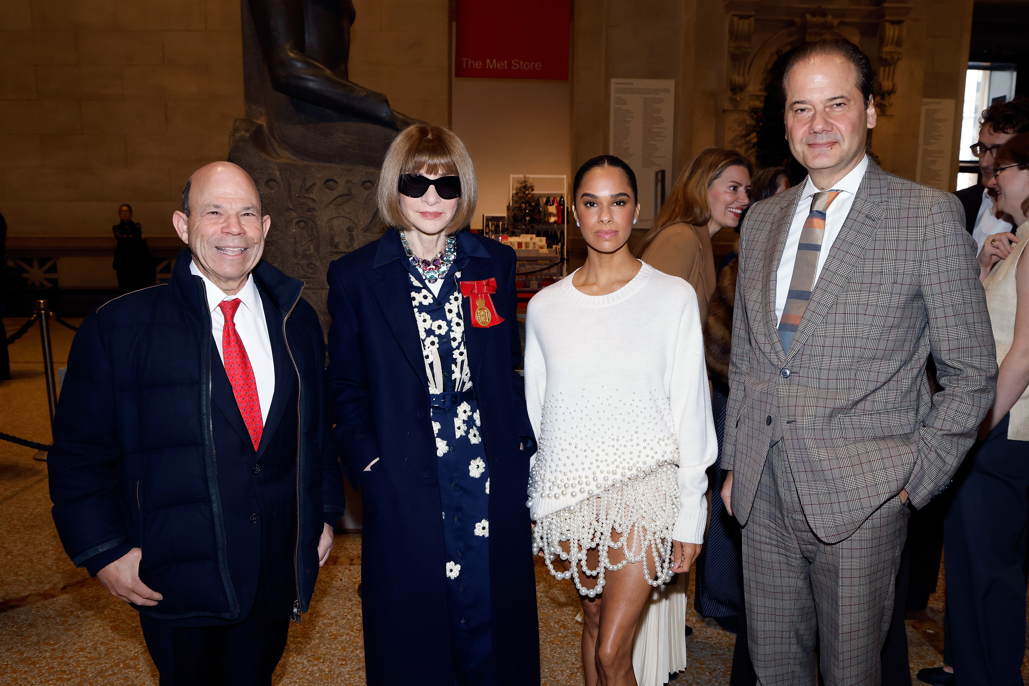 Steve Newhouse, Anna Wintour, Misty Copeland, and Max Hollein attend the press announcement for the Costume Institute exhibition "Costume Art" at The Metropolitan Museum of Art on November 17, 2025, in New York City | Source: Getty Images