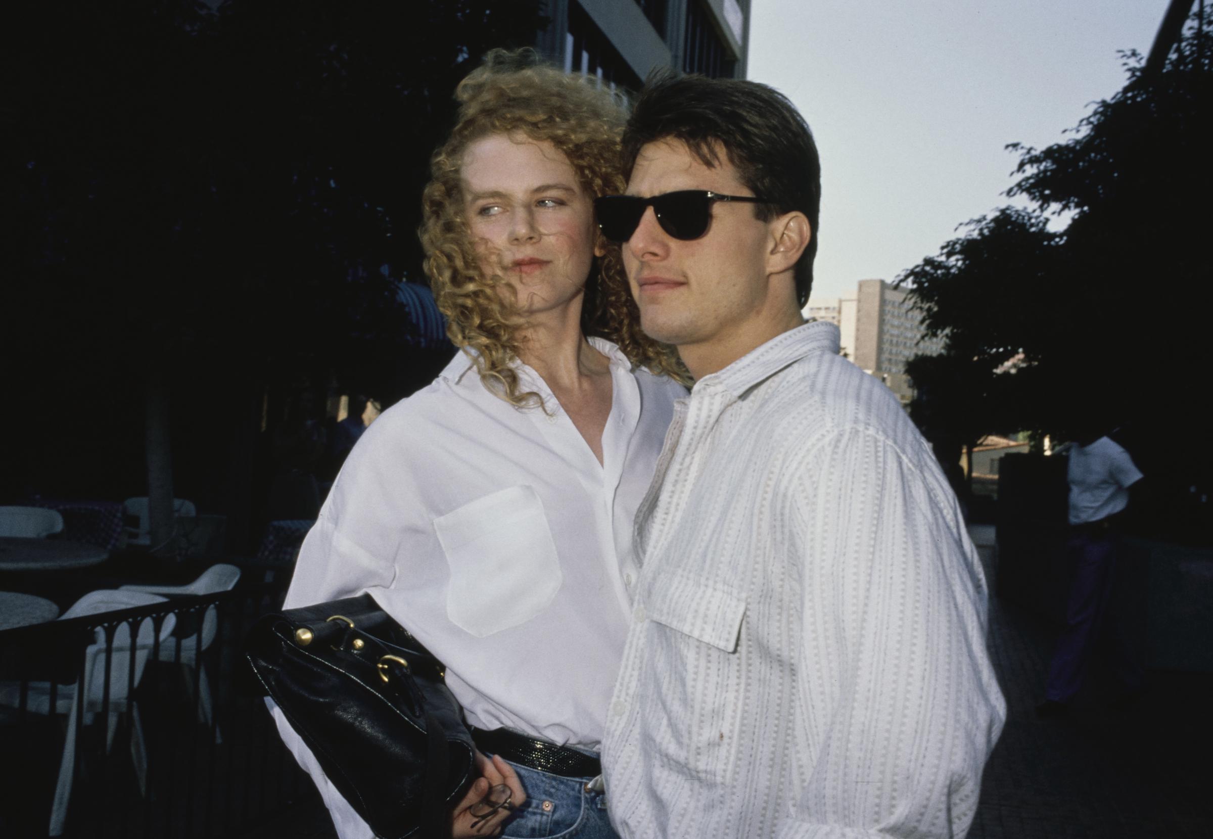 Nicole Kidman and Tom Cruise in Los Angeles, California, on August 17, 1990 | Source: Getty Images