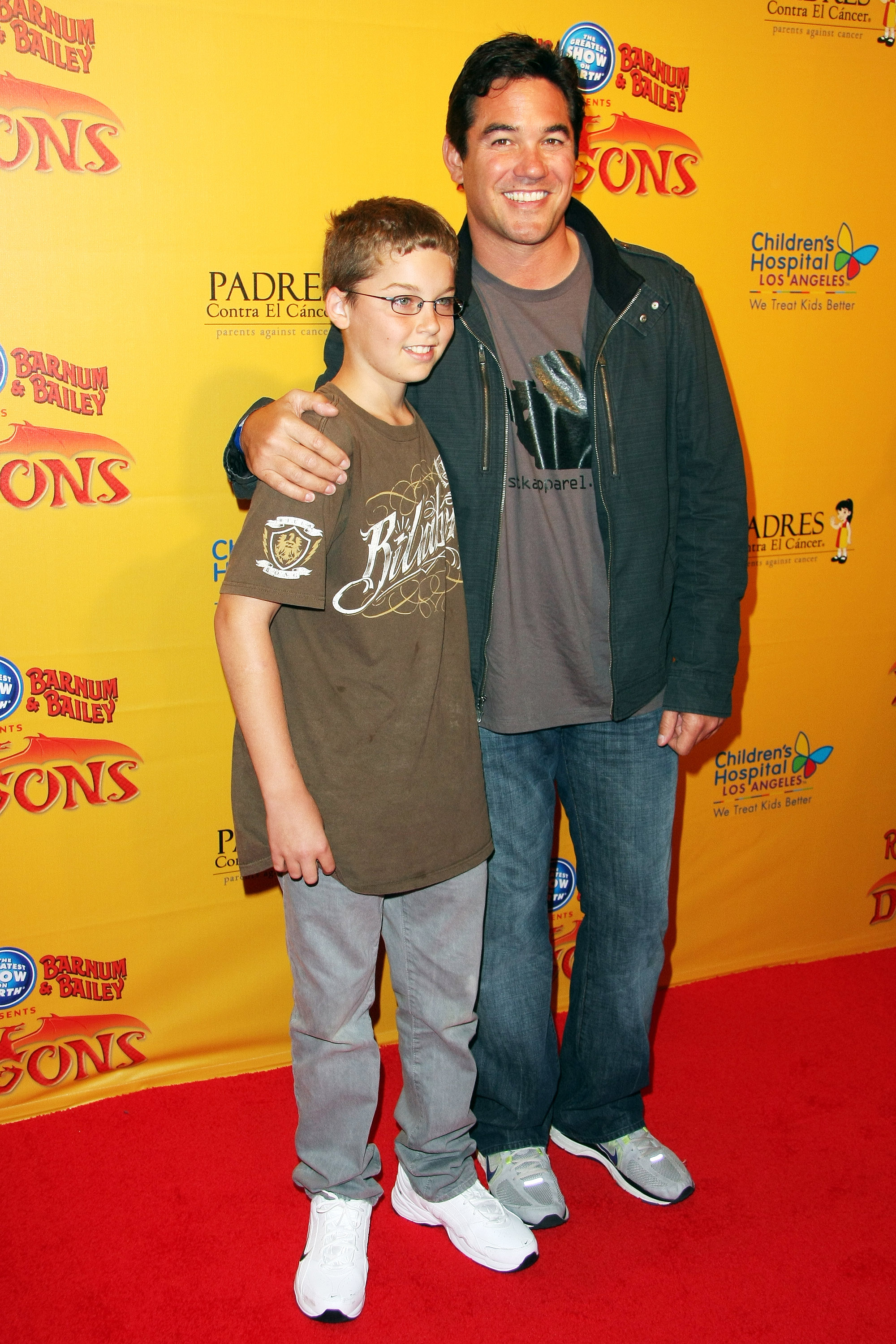 Dean Cain and Christopher attended the opening night of Ringling Bros. and Barnum & Bailey's "Dragons" in Los Angeles in July 2012. By then, Dean had assumed sole custody of his son and said he chose work that allowed him to remain present in Christopher's life. | Source: Getty Images
