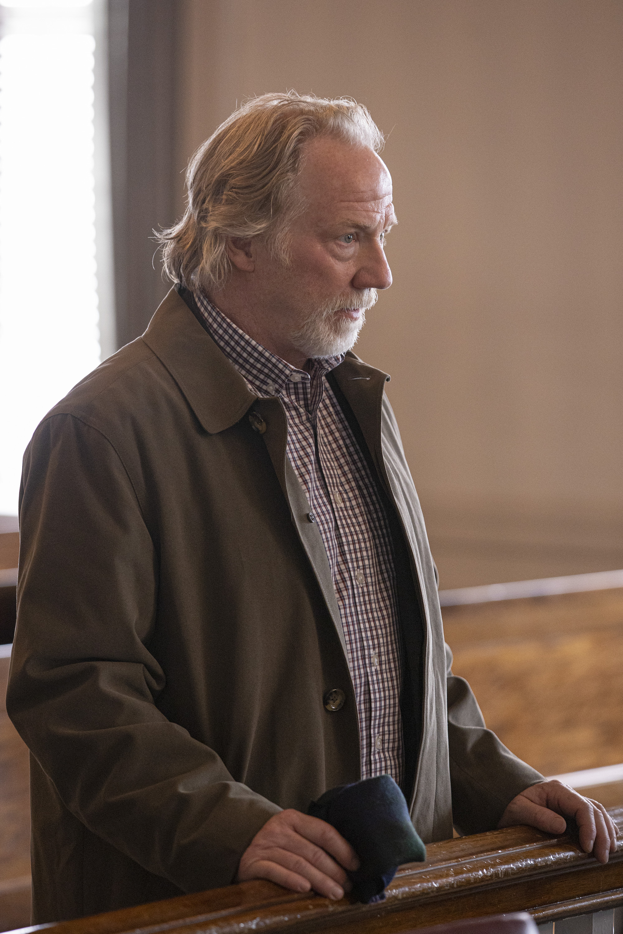 Busfield's attorney maintained that the actor was innocent following the dismissal of his indictment. Busfield is pictured in a scene from the ABC drama "For Life," which aired in 2020. | Source: Getty Images