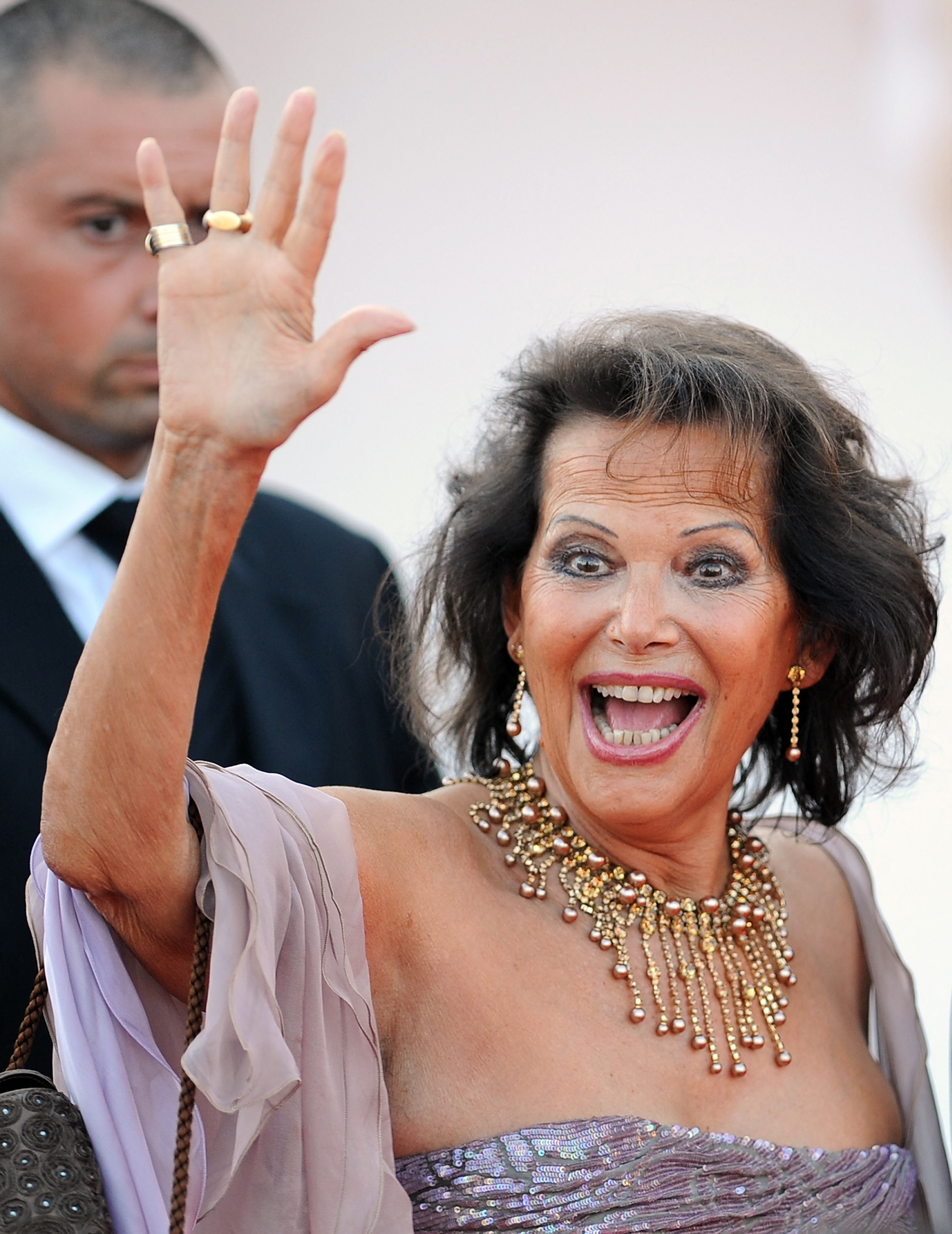 Claudia Cardinale at the screening of "Burn After Reading" during the 65th Venice International Film Festival in Venice, France on August 27, 2008. | Source: Getty Images