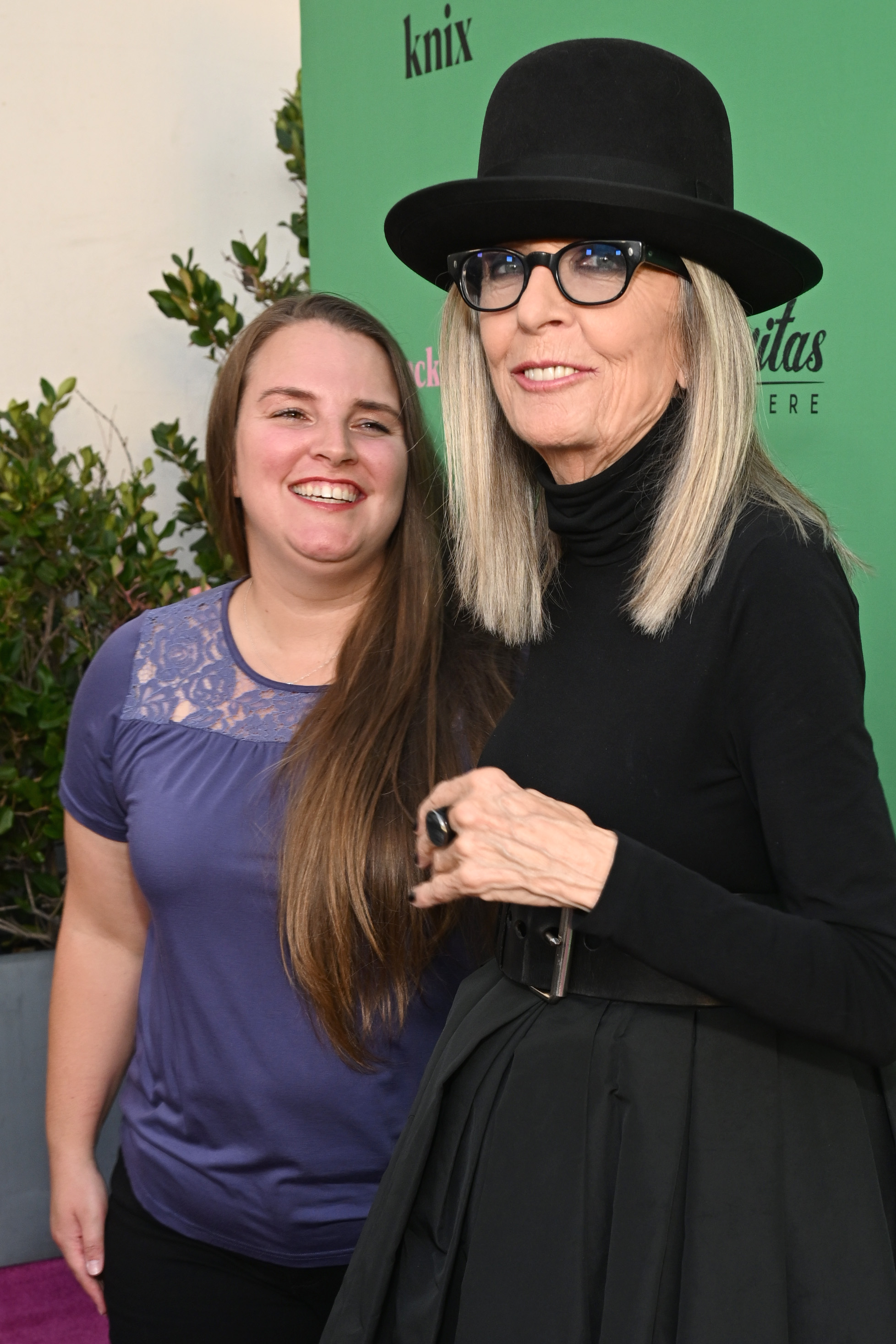 Dexter White and Diane Keaton attend the NeueHouse x Mack & Rita Premiere at NeueHouse Los Angeles on August 10, 2022 | Source: Getty Images