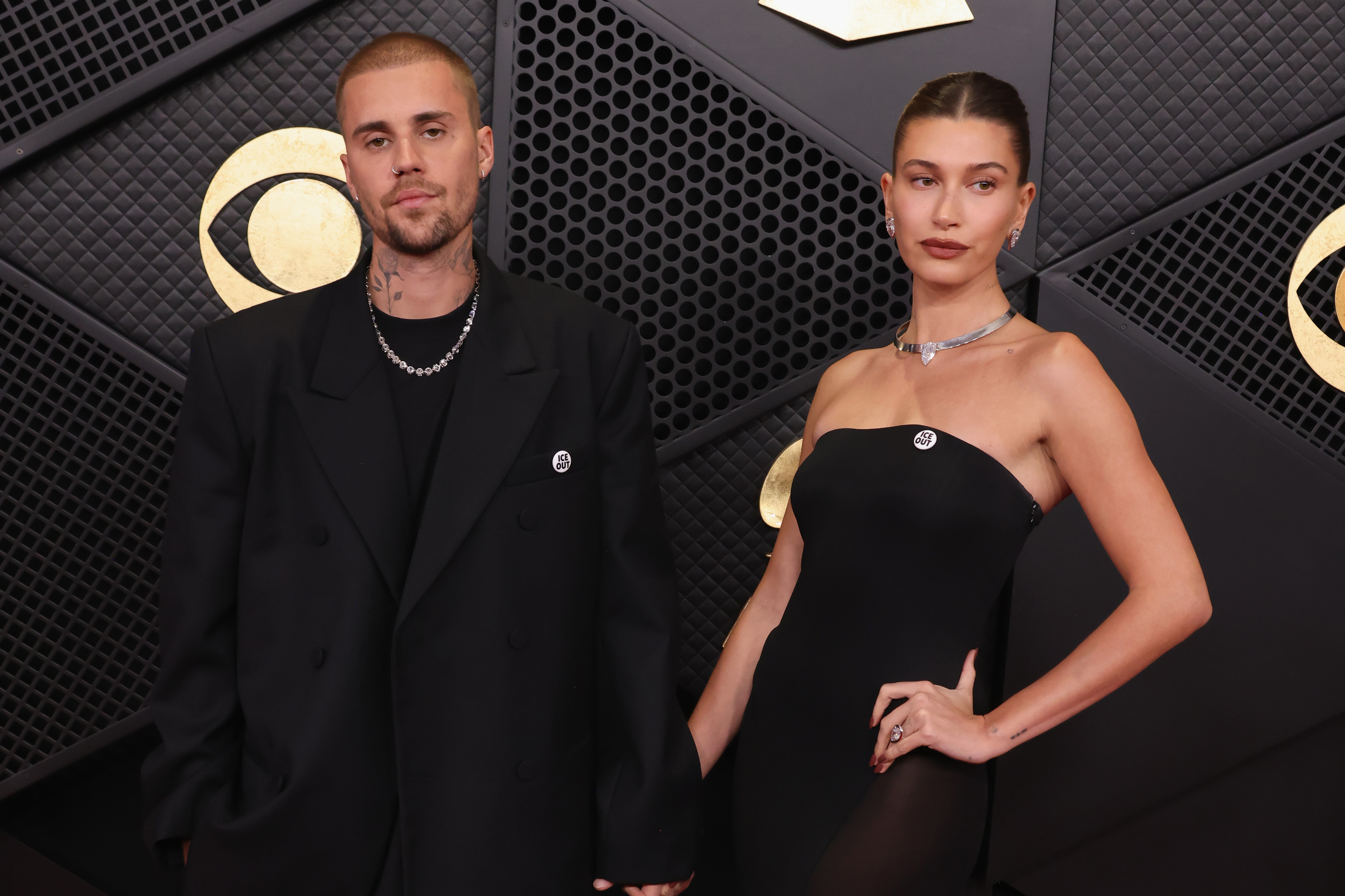 The couple step out together during the awards night.