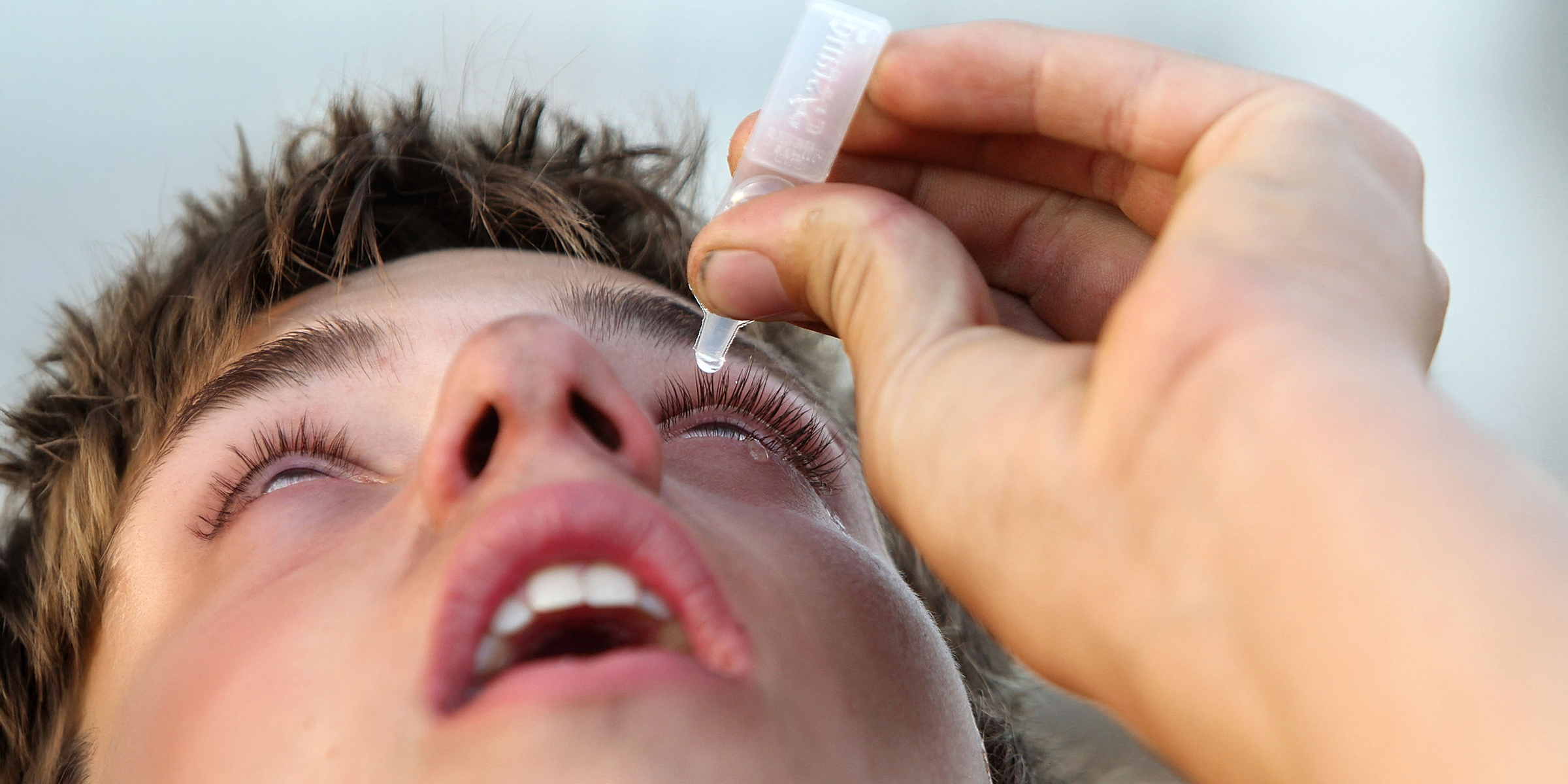 A person using eye drops. | Source: Getty Images