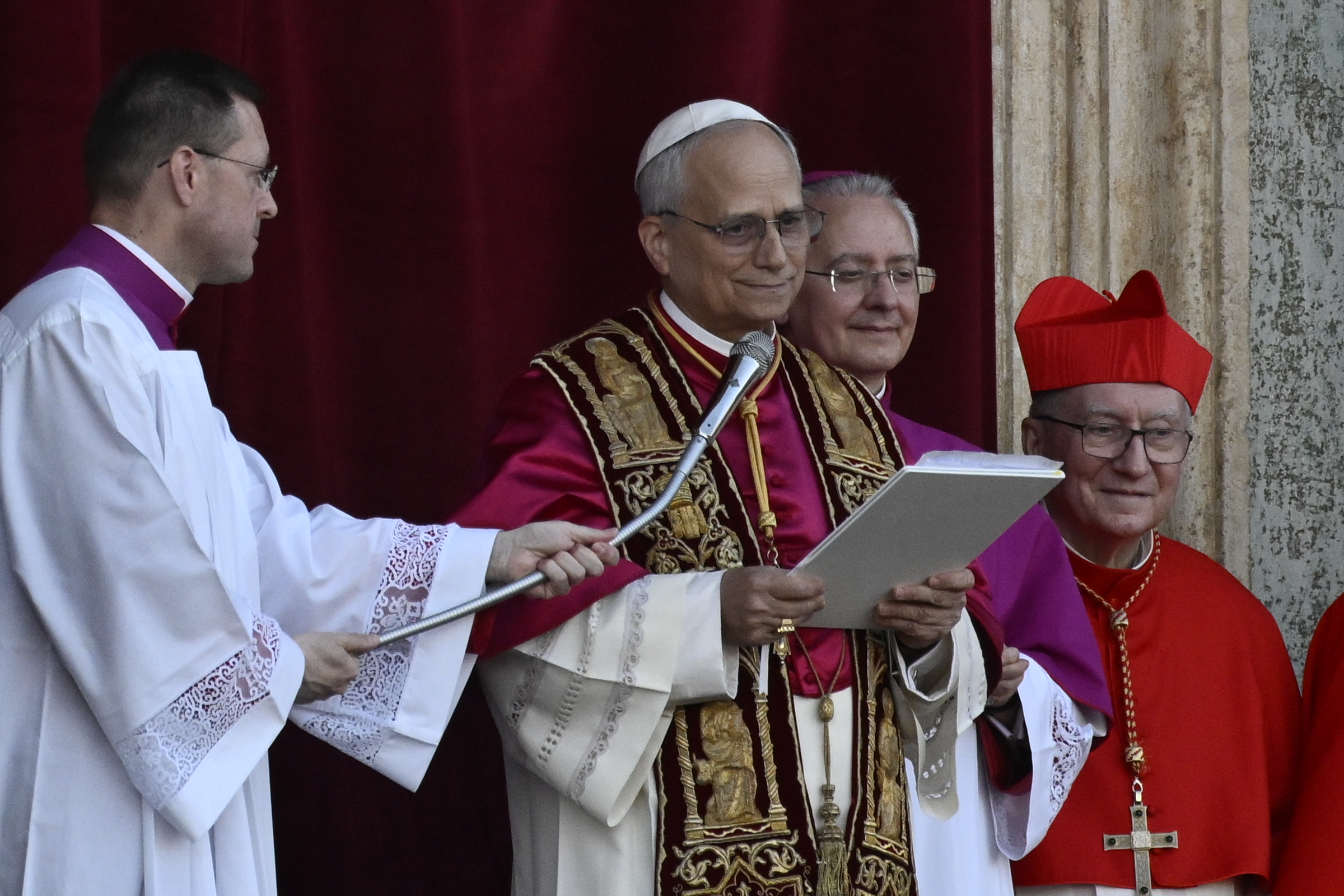 The newly elected Pontiff, Pope Leo XIV, is seen for the first time on May 8, 2025, in Vatican City | Source: Getty Images