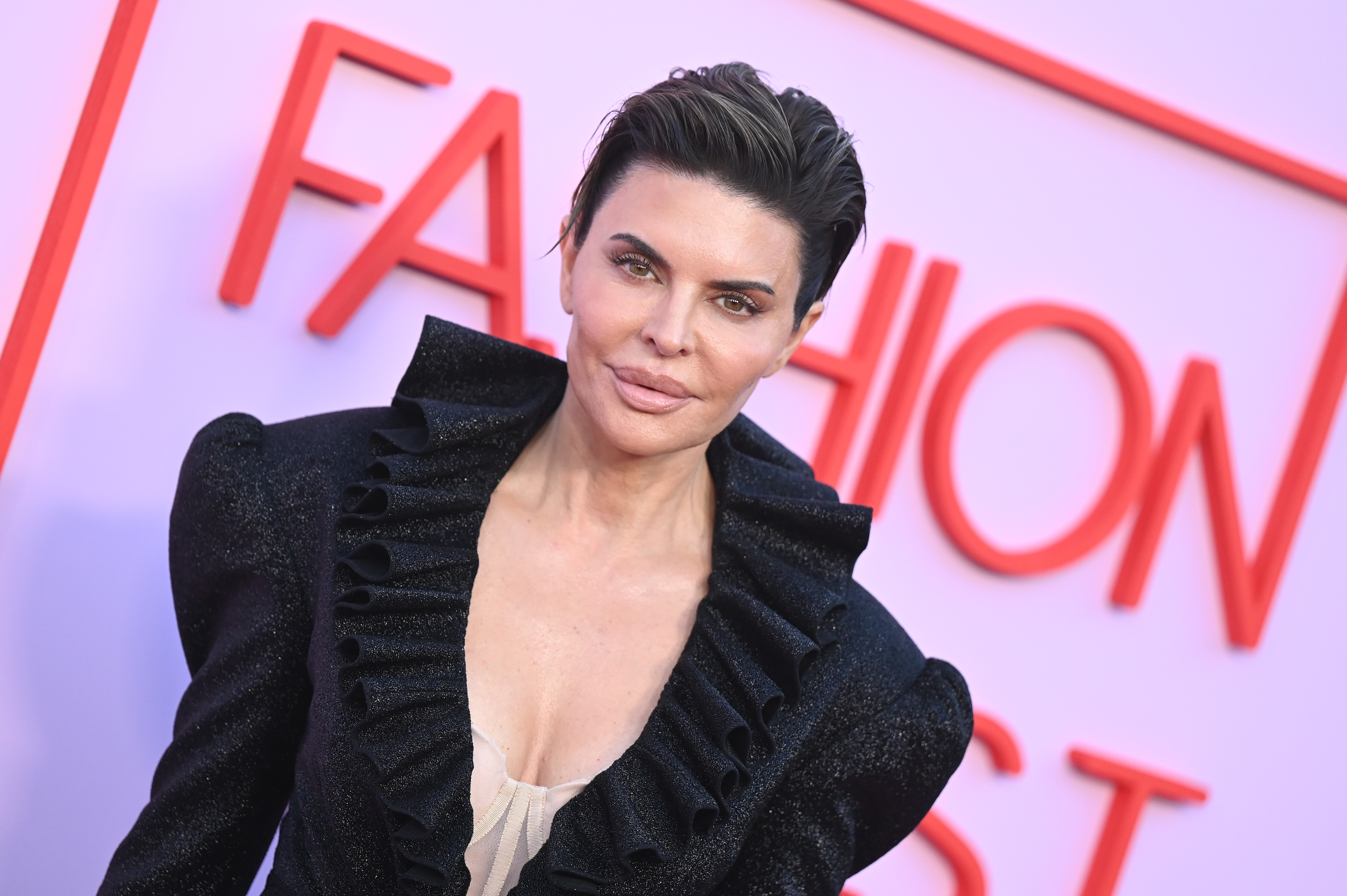 Lisa Rinna at the Fashion Trust U.S. Awards in Beverly Hills, California on April 9, 2024. | Source: Getty Images