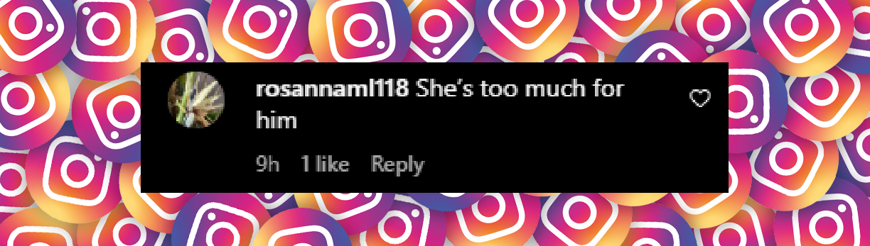 A fan comments on Elizabeth Hurley's relationship with Billy Ray Cyrus, dated May 2025 | Source: Instagram/justjared