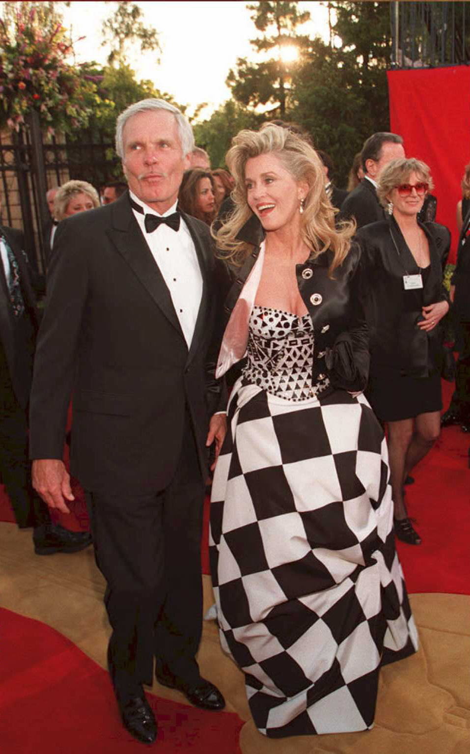Ted Turner and Jane Fonda arrive for the 67th annual Academy Awards on March 27, 1995 | Source: Getty Images