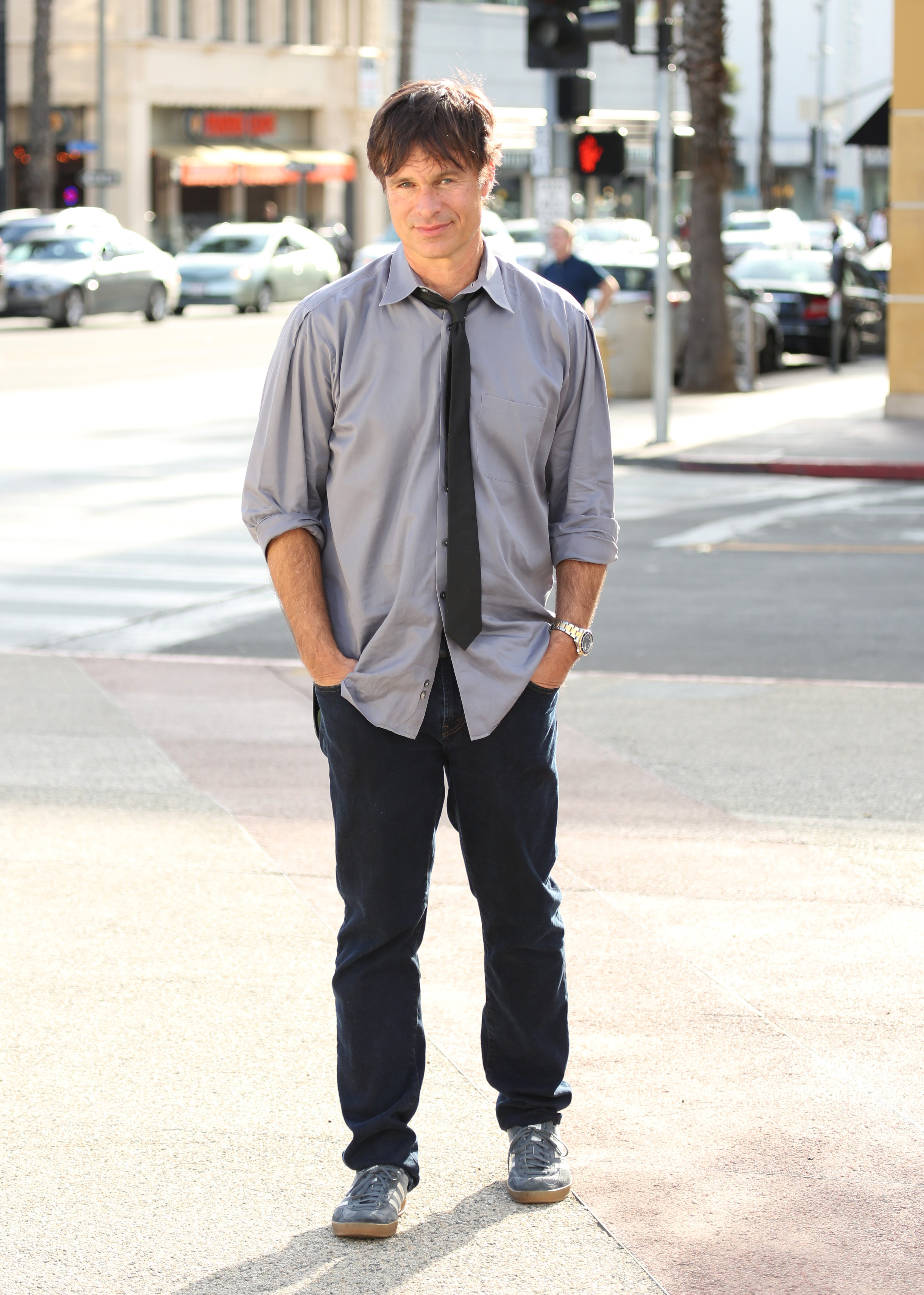 Patrick Muldoon is seen in Los Angeles, California on January 30, 2017. | Source: Getty Images